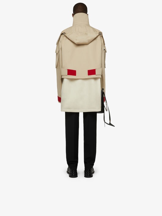 OVERSIZED SHORT PARKA WITH DETACHABLE WAISTCOAT - 4
