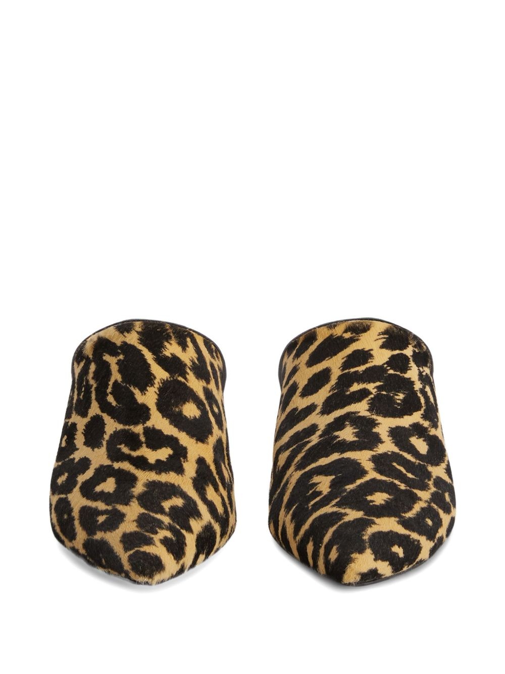 leopard-print mules - 3
