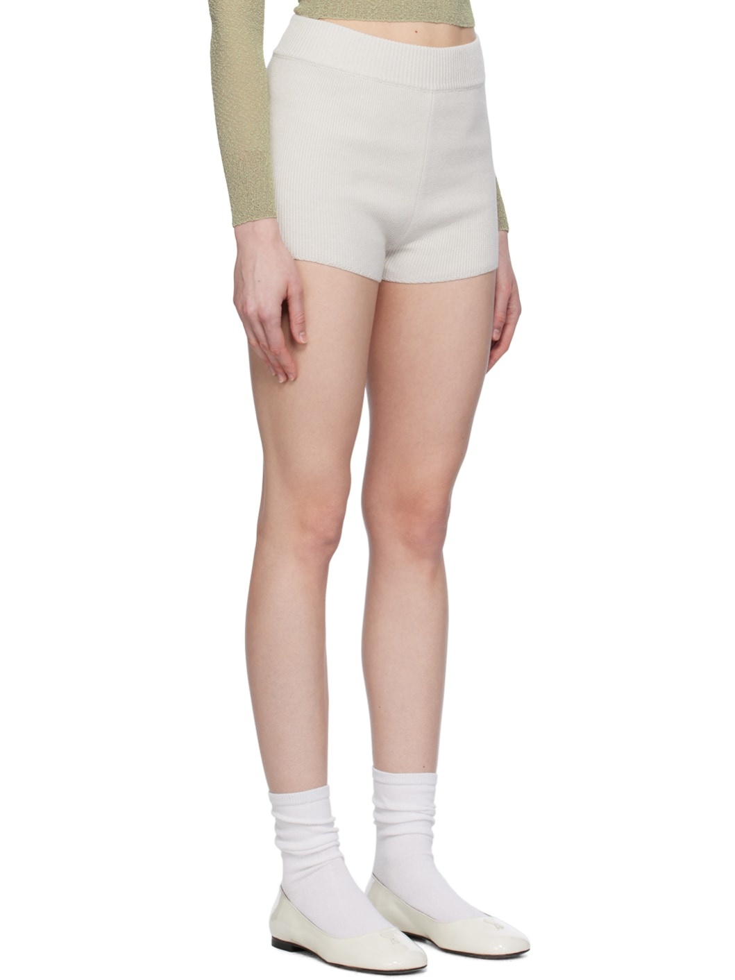 Gray Ami de Cœur Shorts - 2