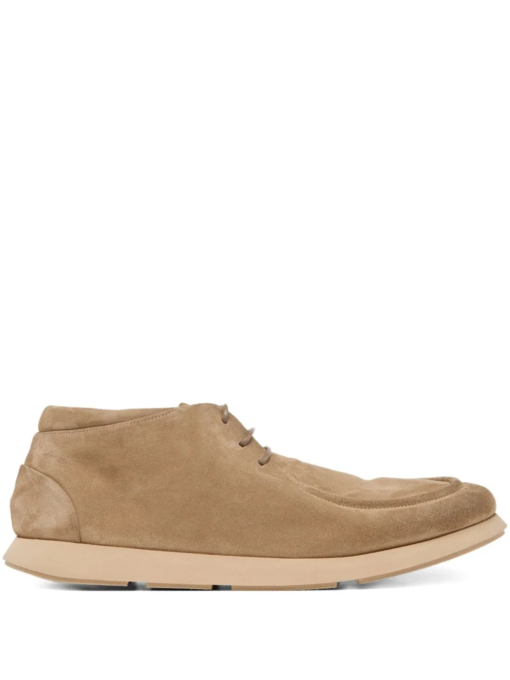 suede lace-up derby shoes - 1
