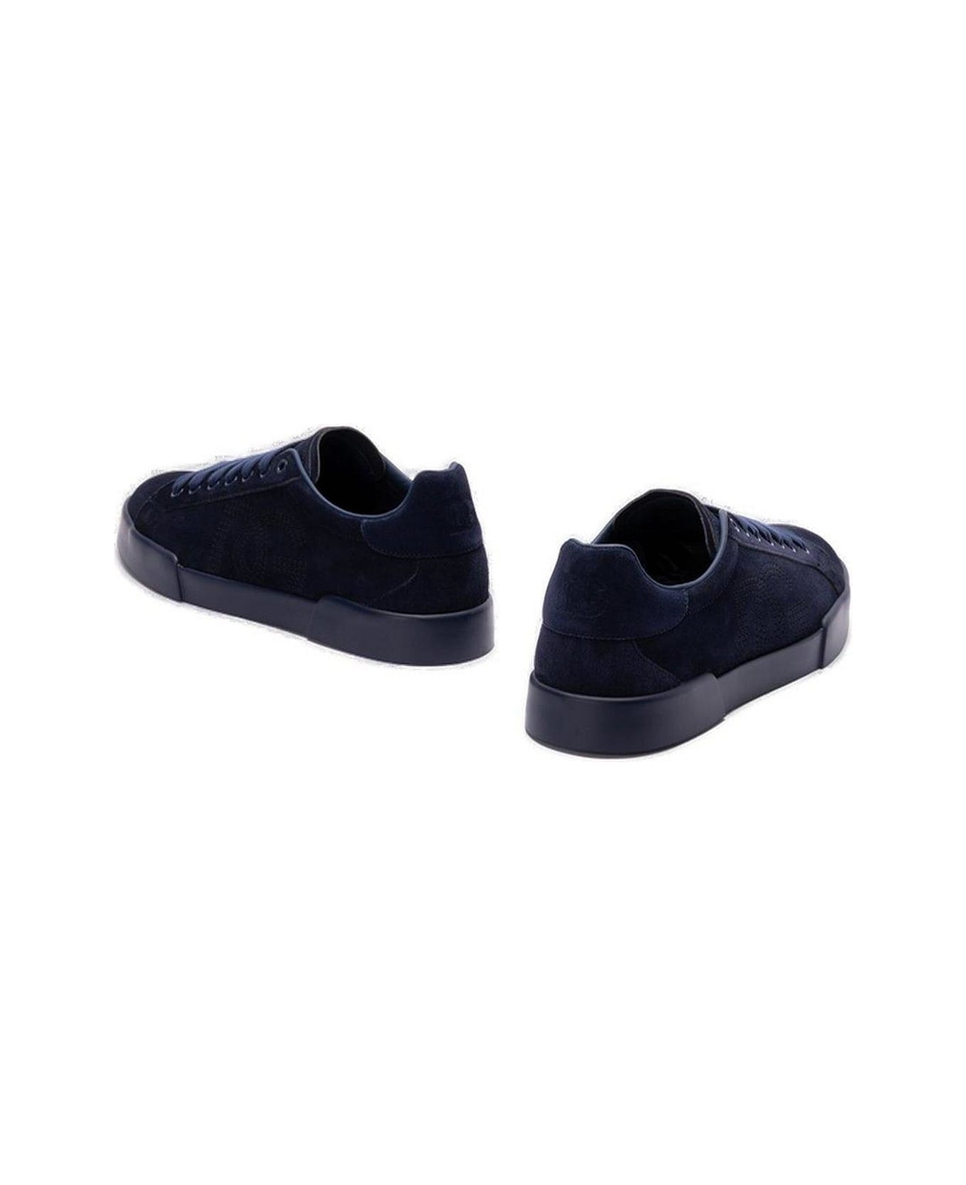 Portofino Logo Perforated Sneakers - 3