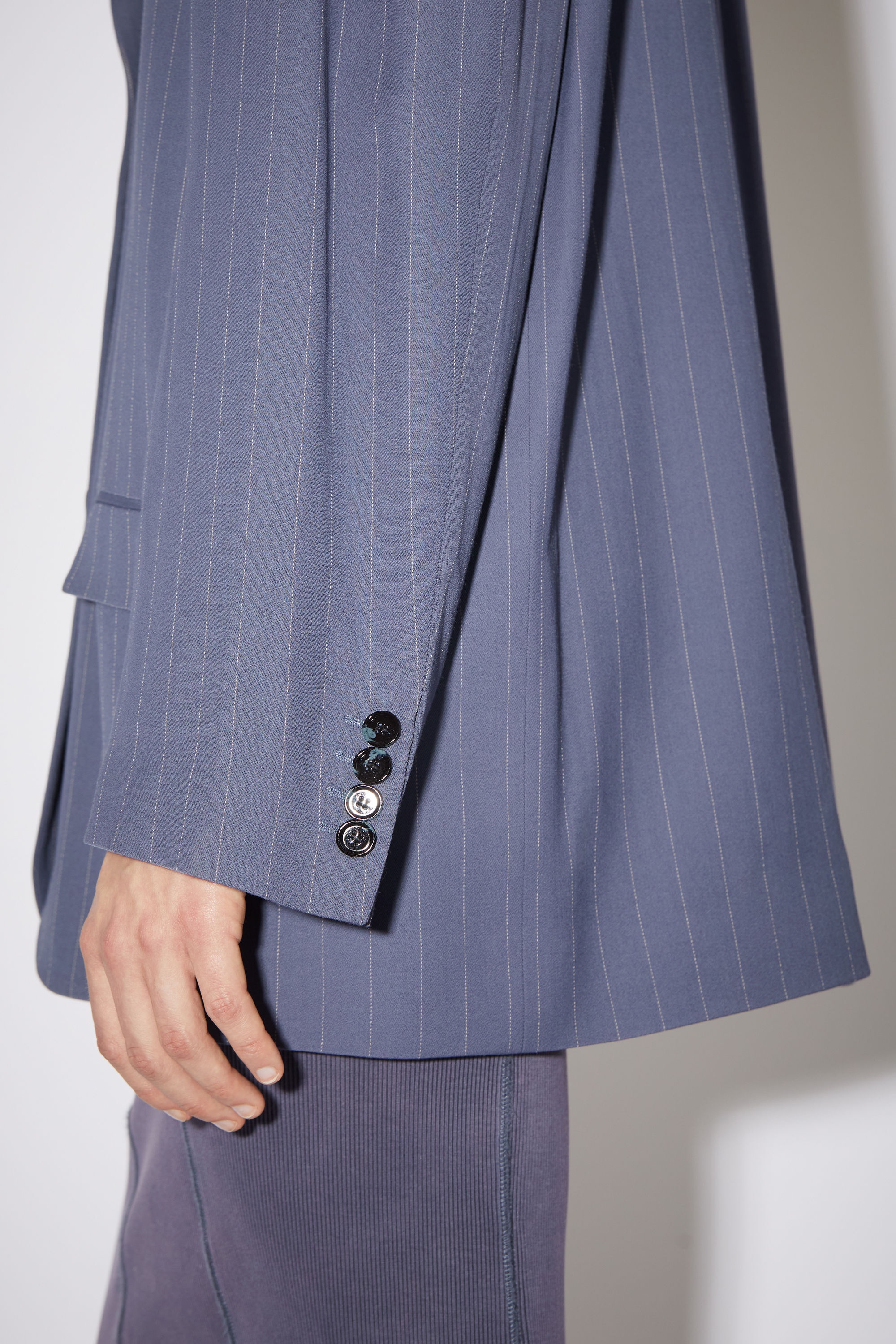 Single-breasted suit jacket - Mid Blue - 5