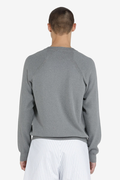 N°21 LOGO-EMBOSSED COTTON SWEATER outlook