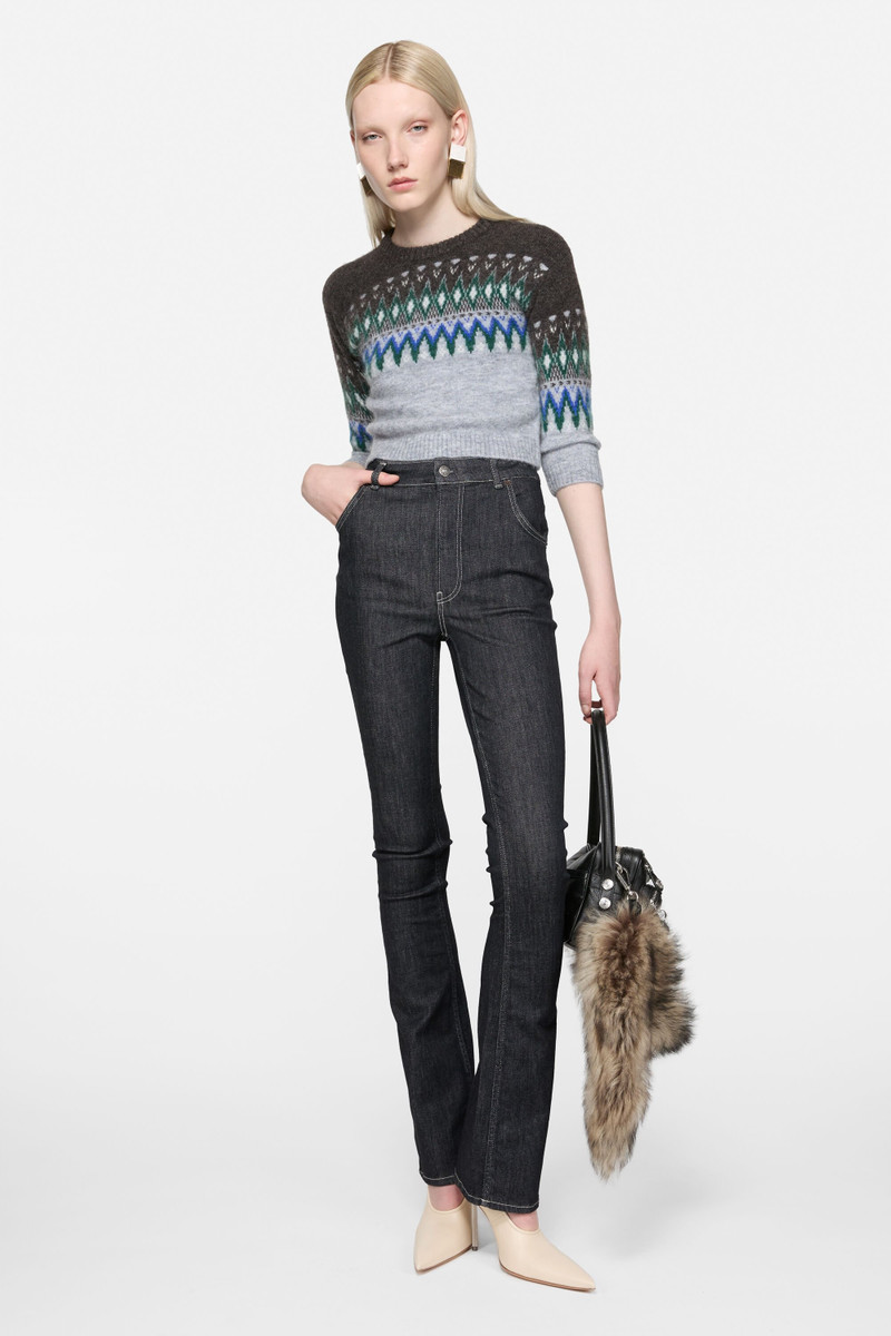 Acne Studios Stretch denim trousers - Black outlook
