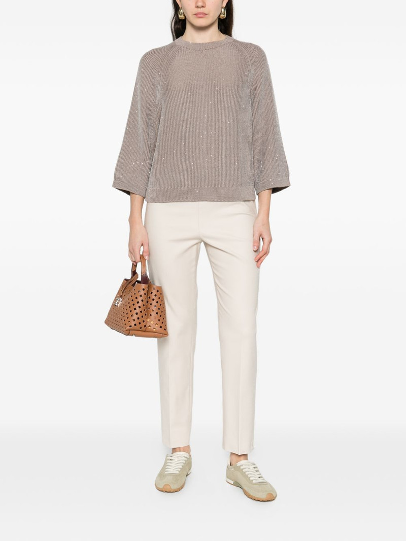PESERICO slit-cuffs tailored trousers outlook