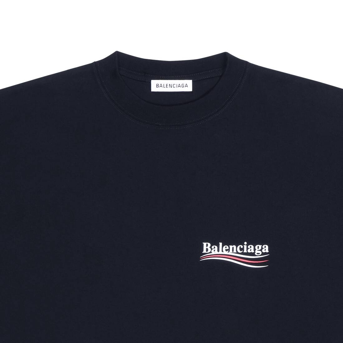 BALENCIAGA Women's Political Campaign T-shirt Large Fit in