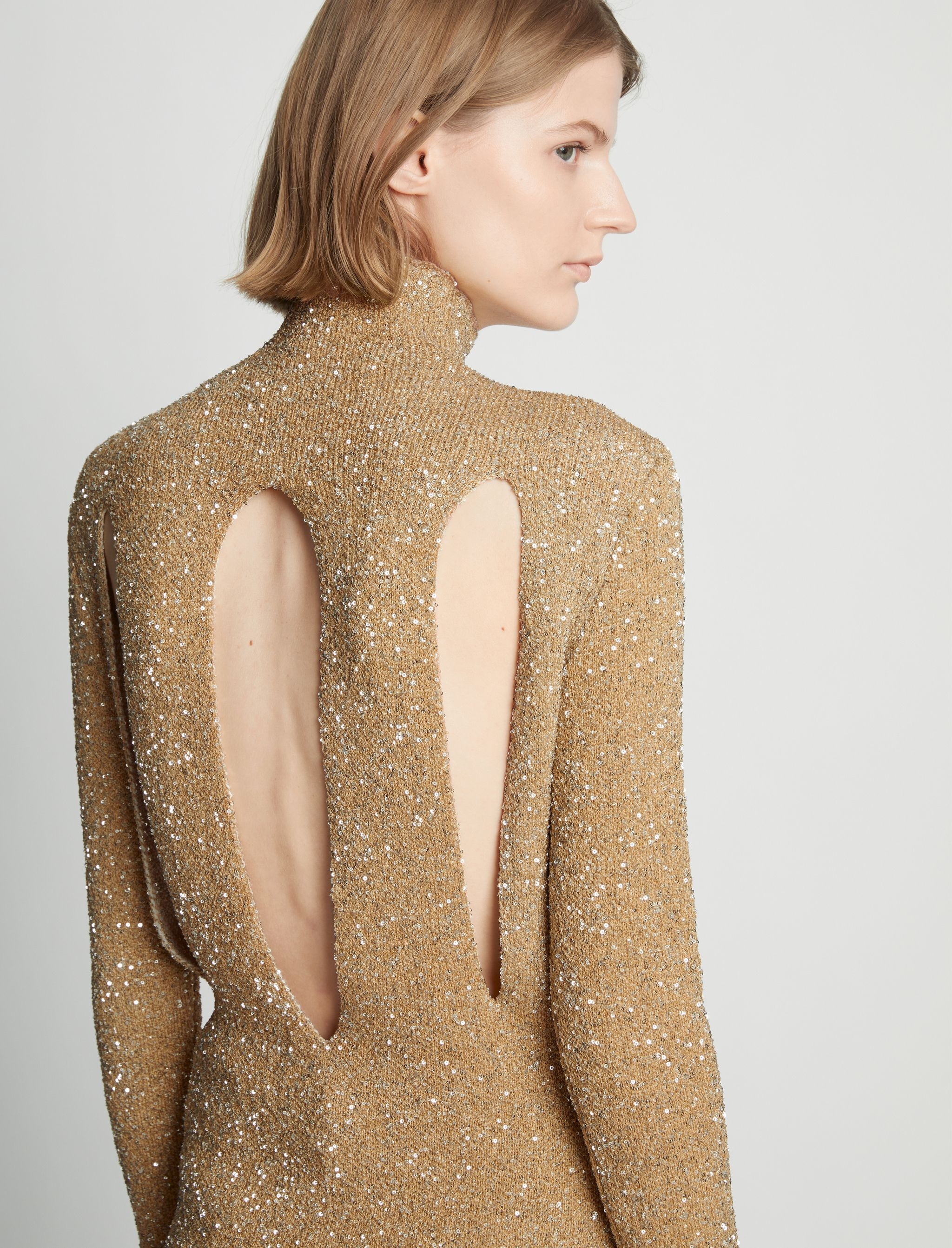 Sequin Knit Sweater - 6