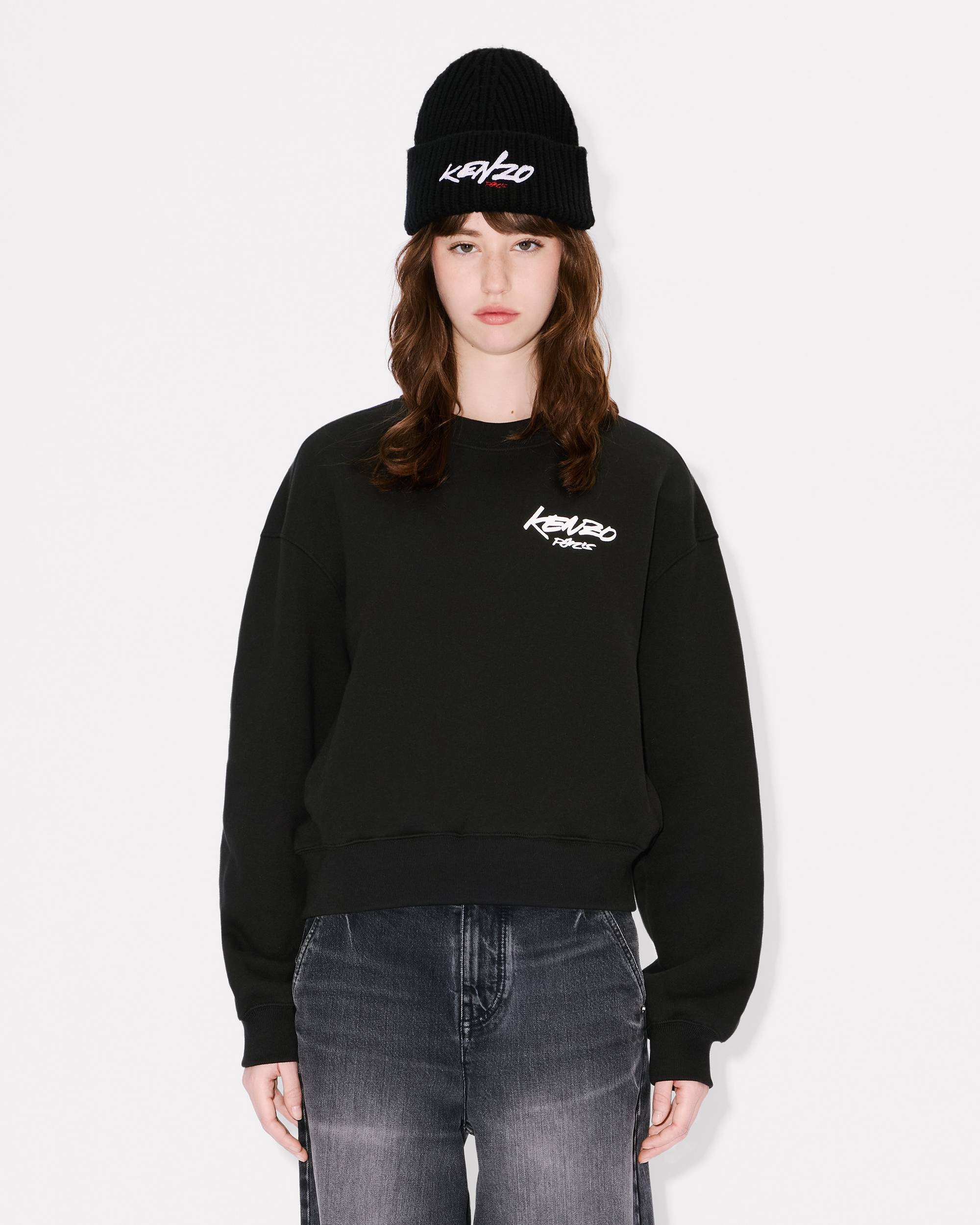 'Kenzo x Futura 2000' oversized cocoon sweatshirt in cotton - 3