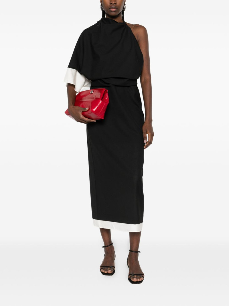 RÓHE draped one-shoulder maxi dress outlook