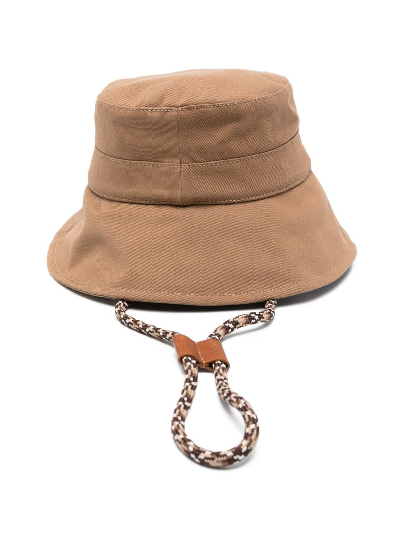 Moncler logo-patch bucket hat outlook