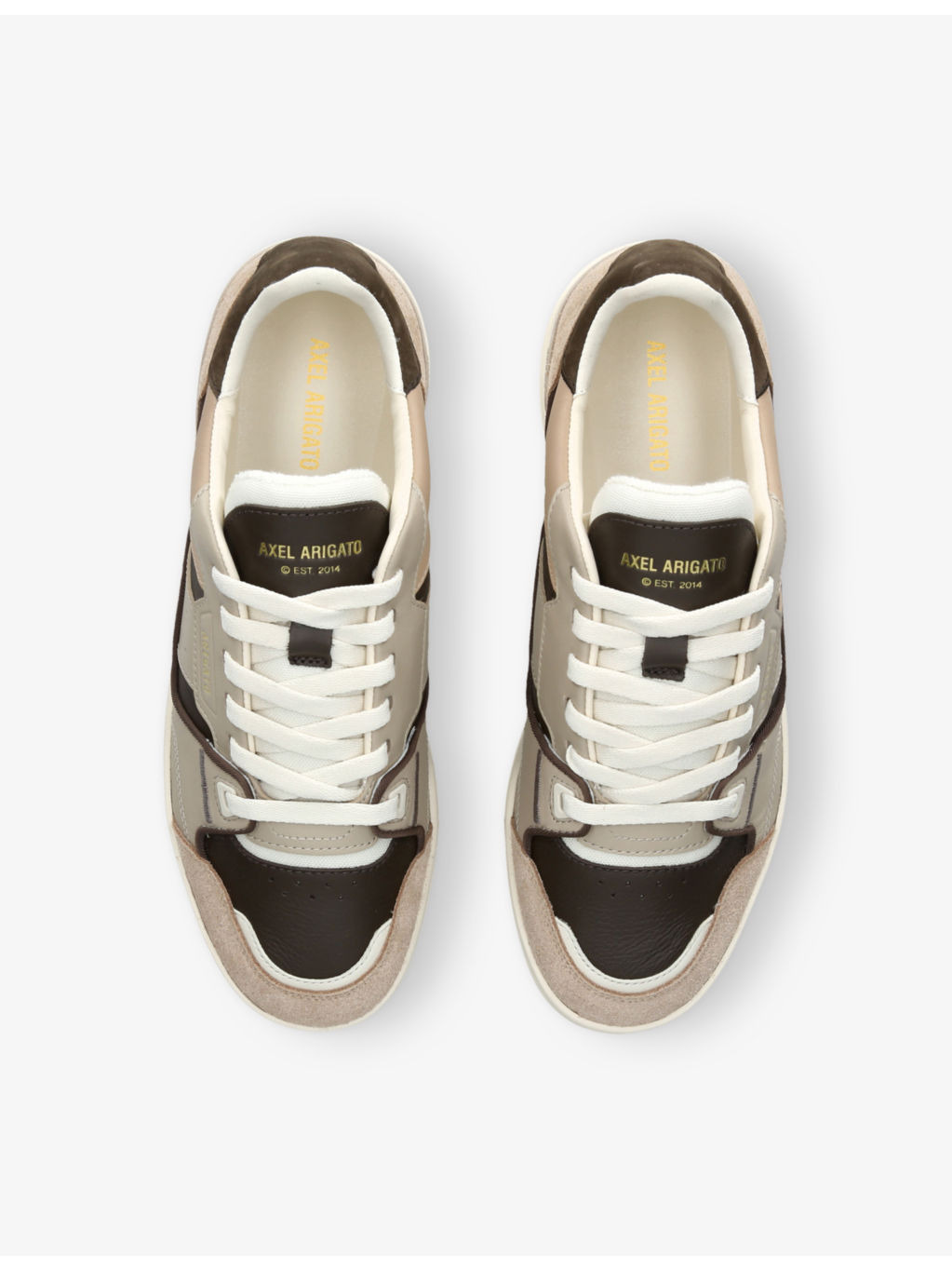Clay Leather and Suede Trainers - 2