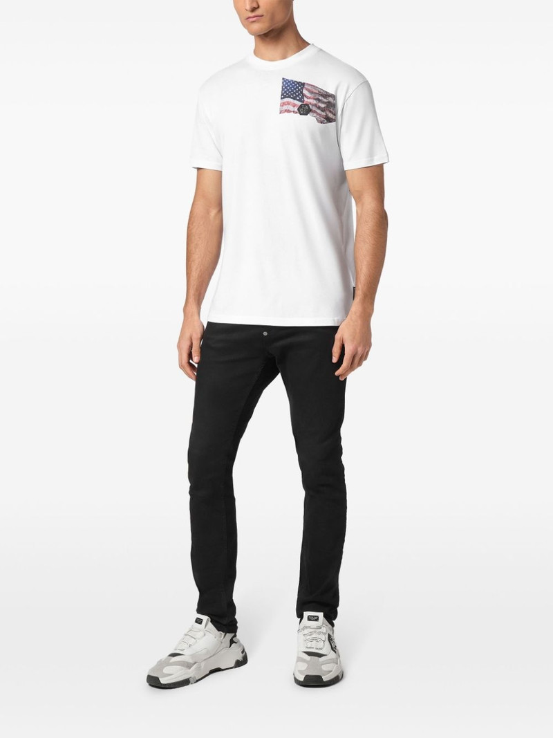 PHILIPP PLEIN graphic-print cotton t-shirt outlook