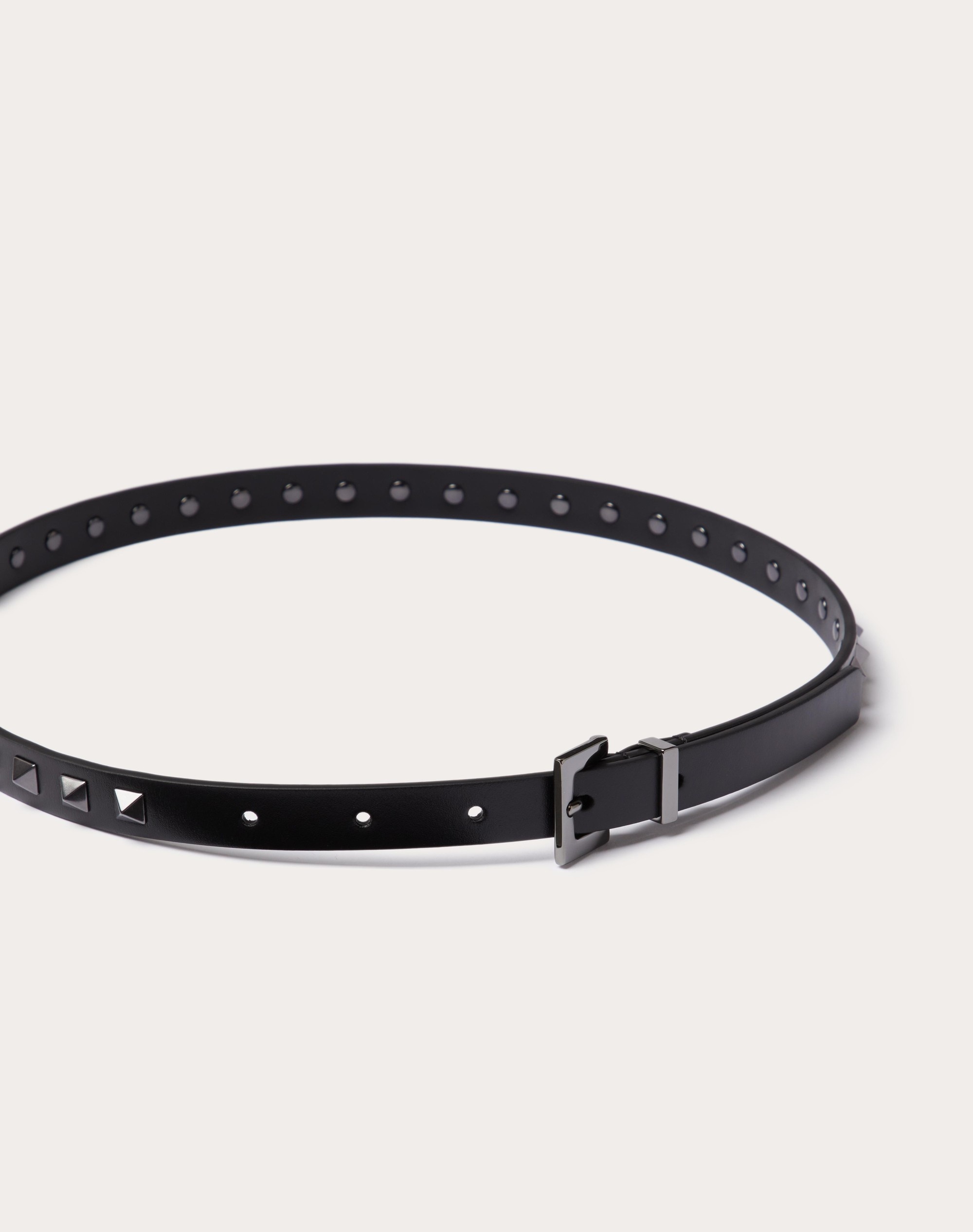 ROCKSTUD BELT IN SHINY CALFSKIN 15 MM - 4