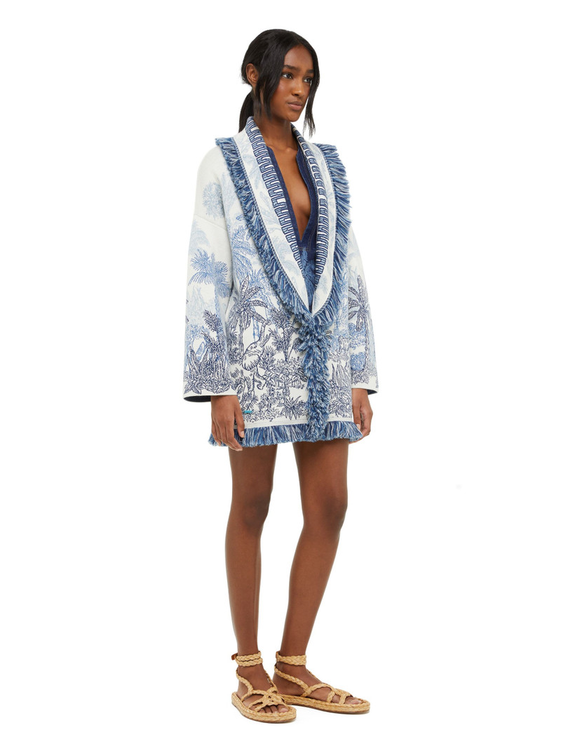 Jungle Toile De Jouy Cardigan 7