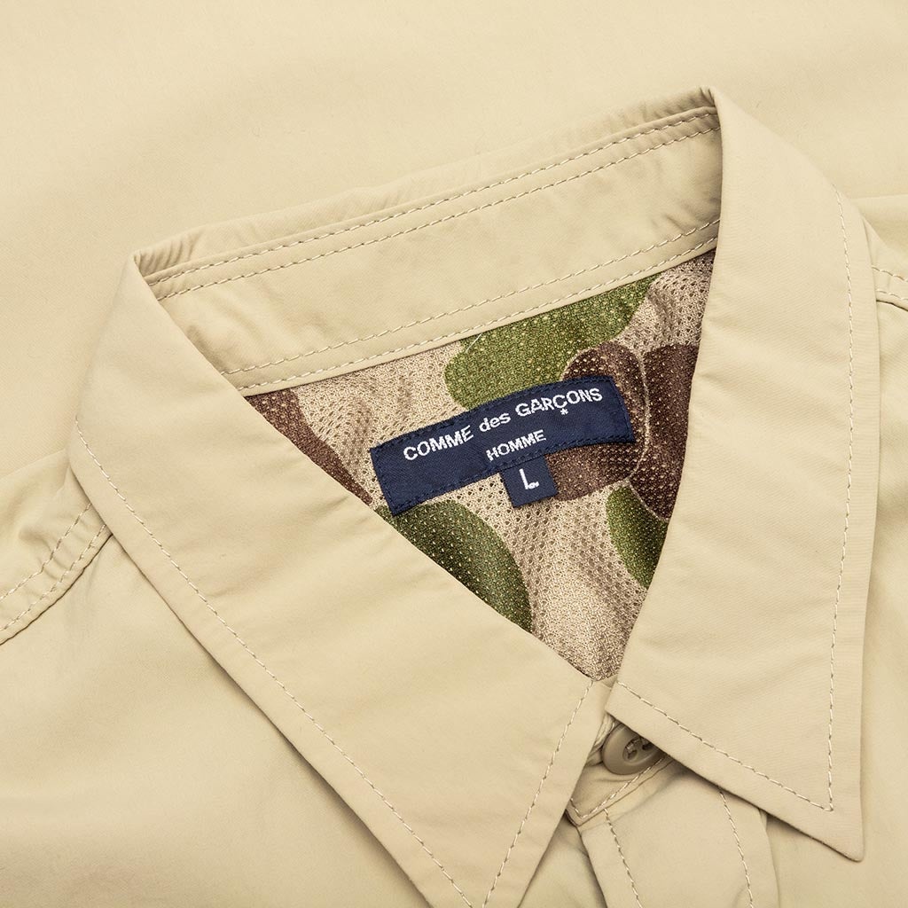 NYLON SHIRT - BEIGE - 3