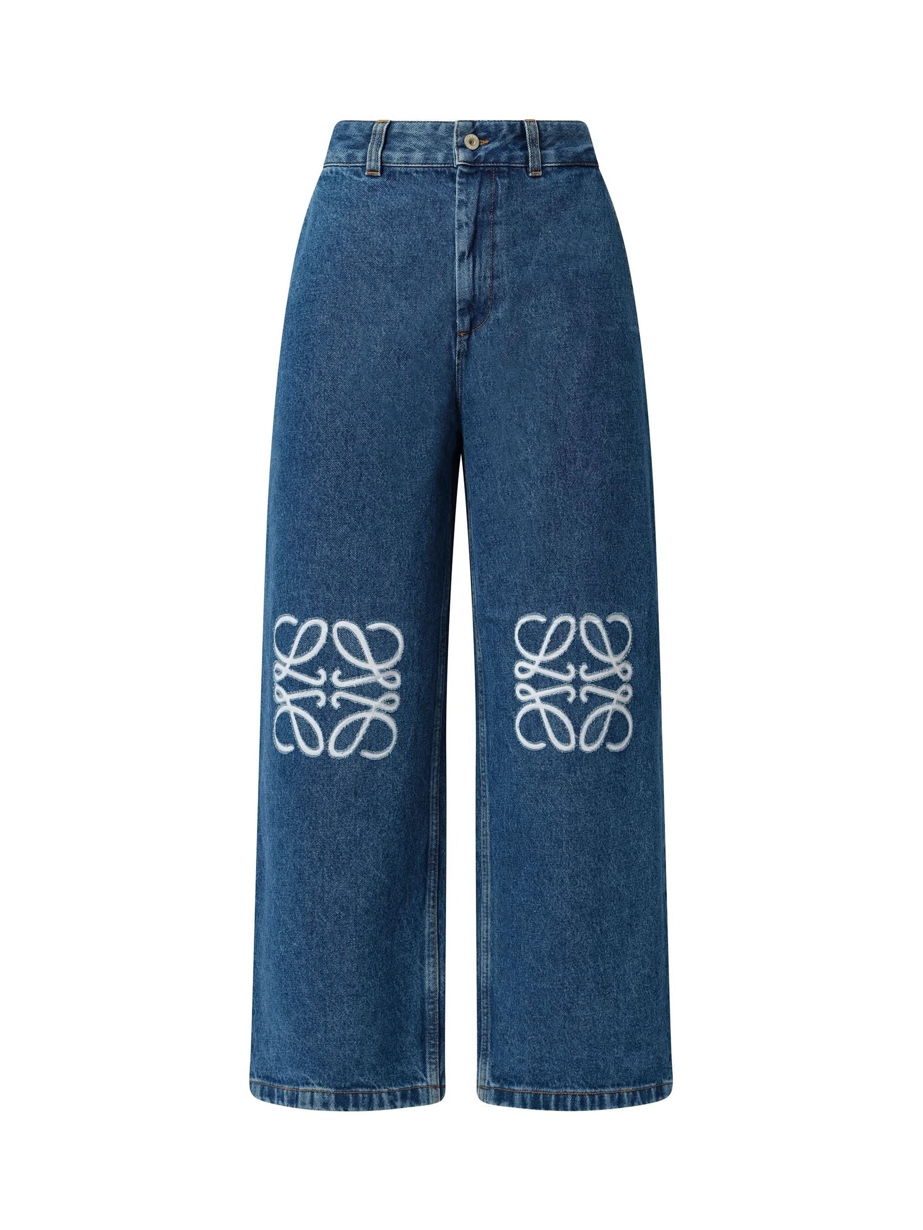 Anagram Baggy Jeans AF in Jeans Blue - 2