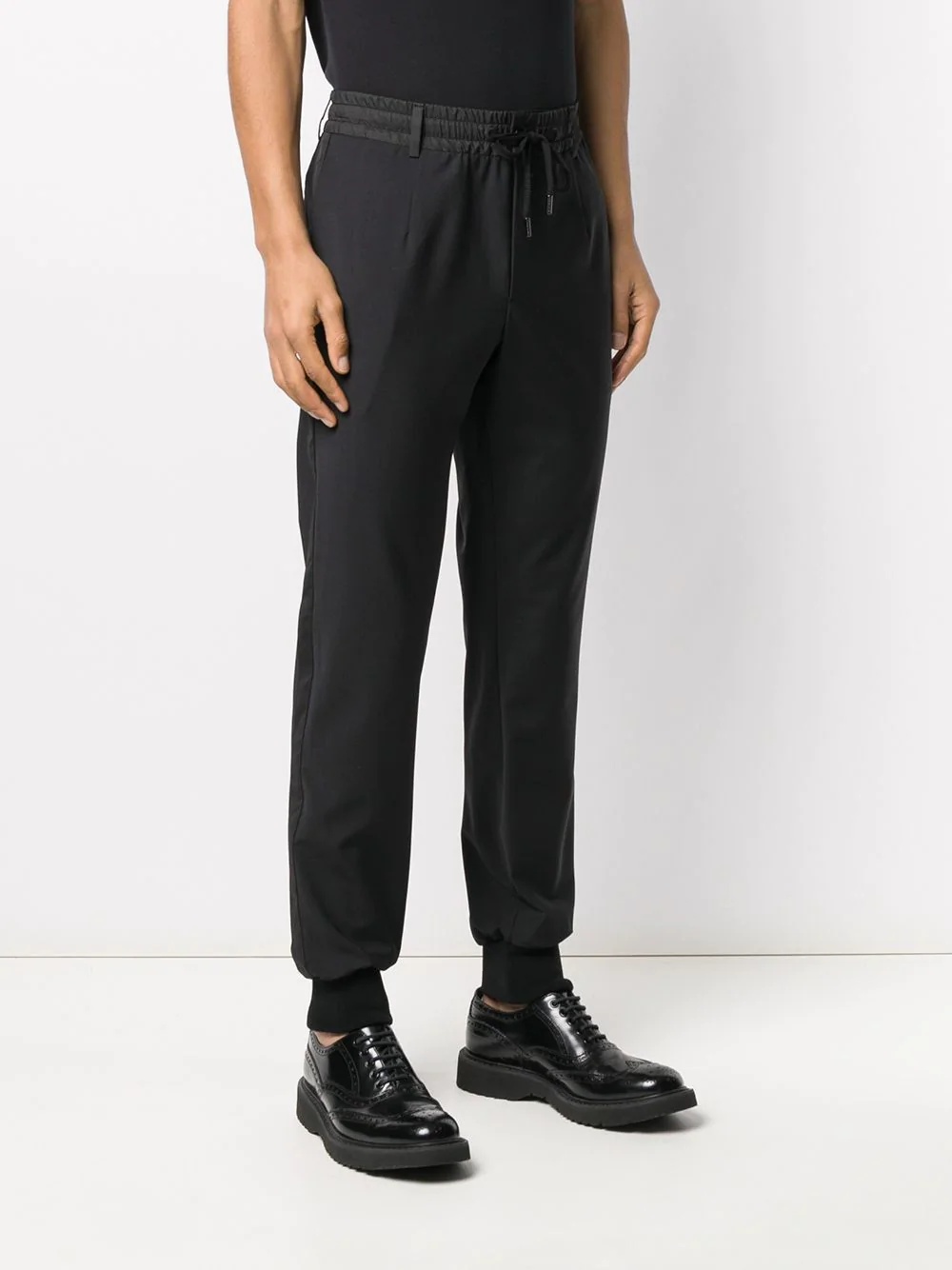 stretch wool jogging bottoms - 3