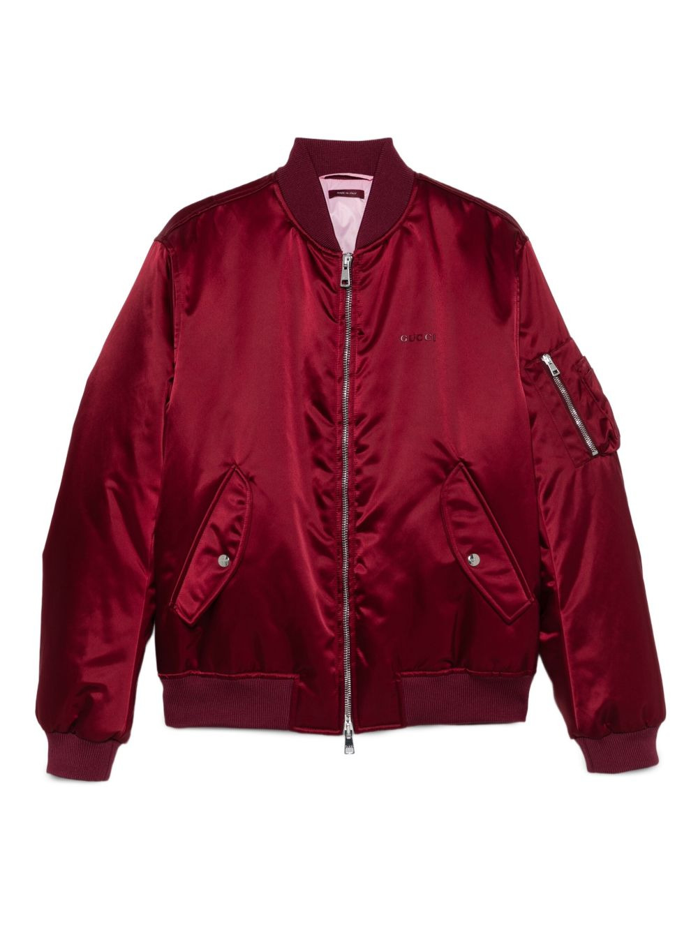 Nylon Bomber Jacket - 1