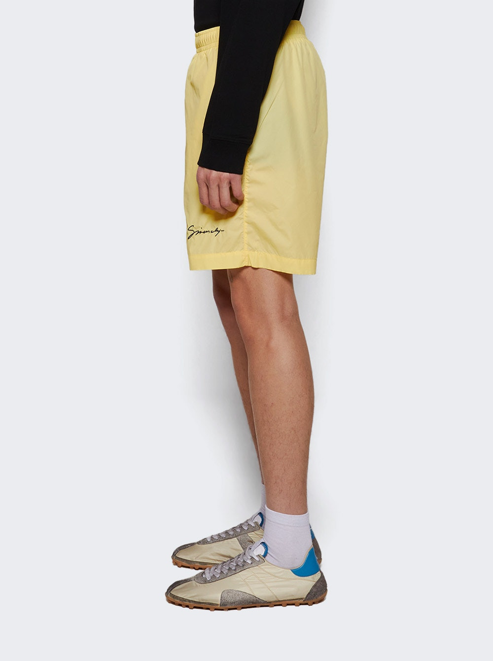 Logo Embroidery Swimshorts Banana - 3