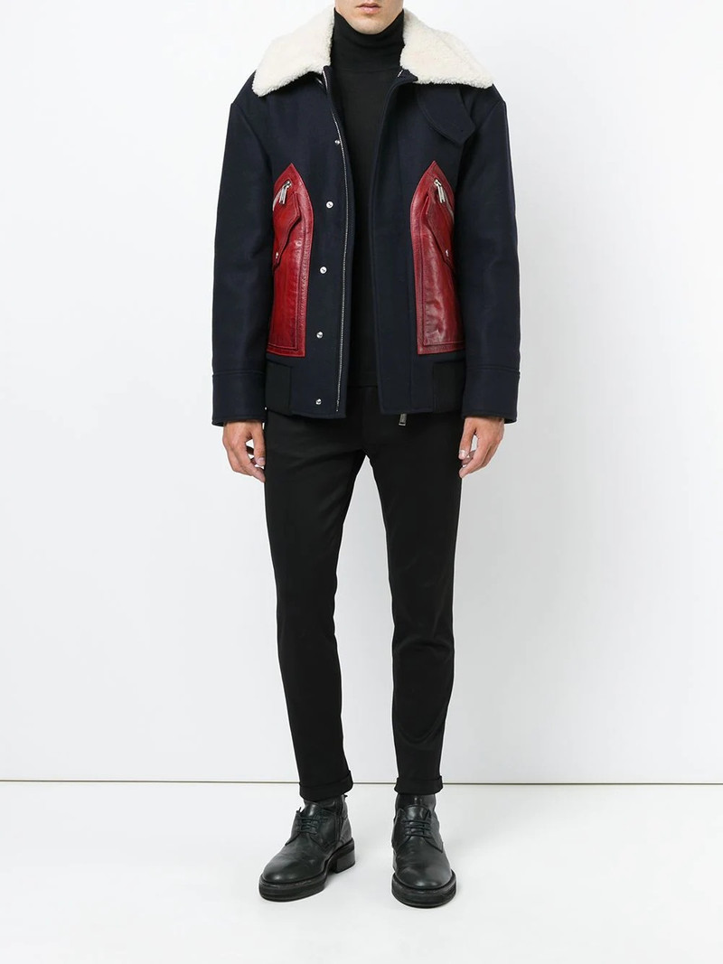 DSQUARED2 contrast coat outlook