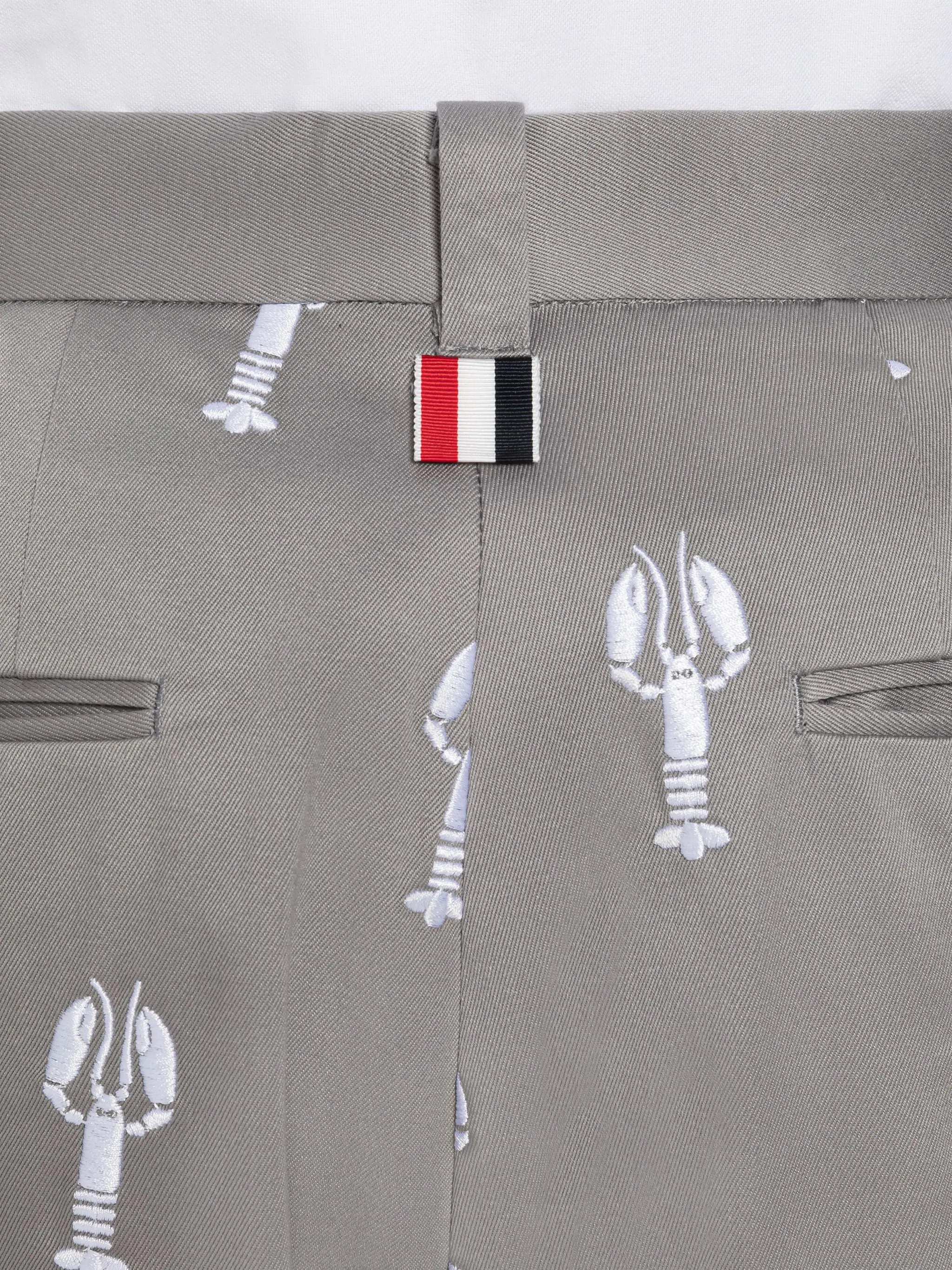 Lobster Half Drop Unconstructed Straight Leg Trouser - 6