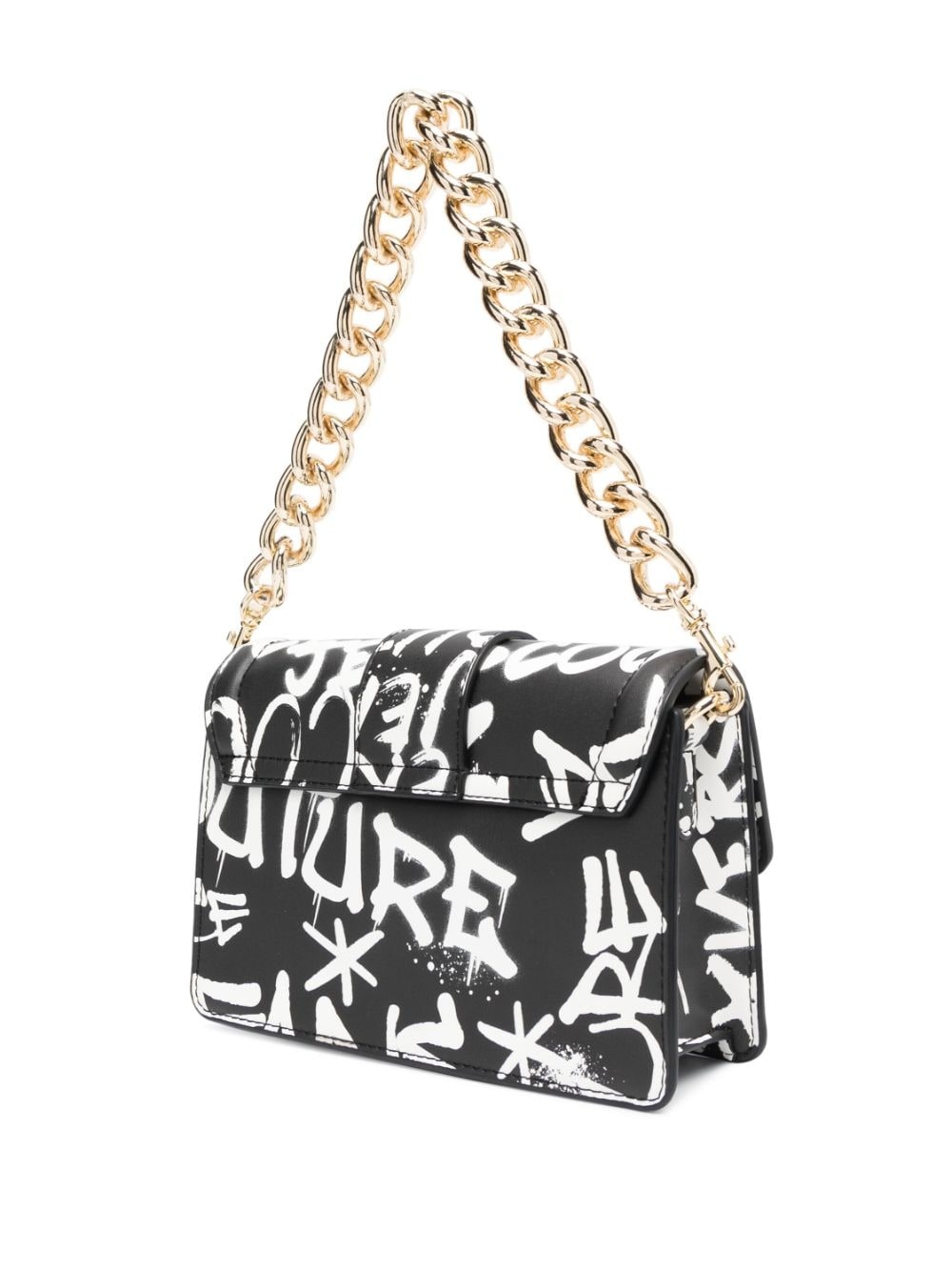 graffiti-print crossbody bag - 4
