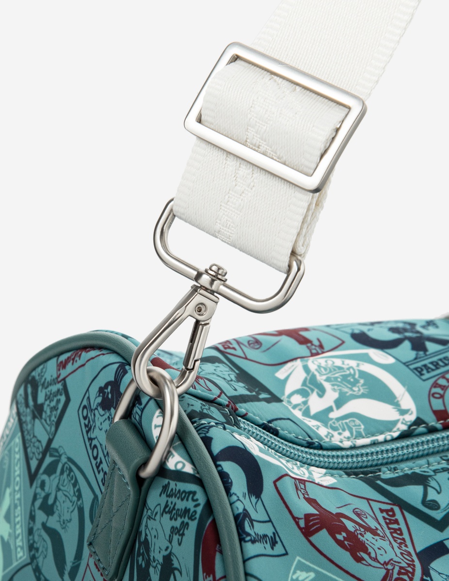 Unisex Stamp Printed Weekender Bag - 5