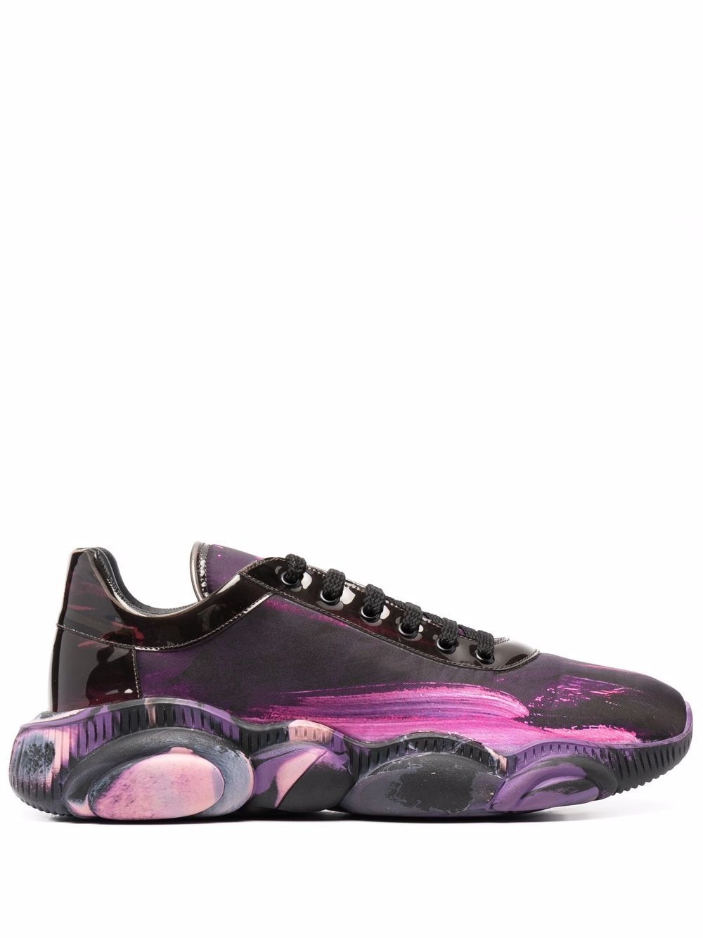 Teddy sole abstract-print sneakers - 1