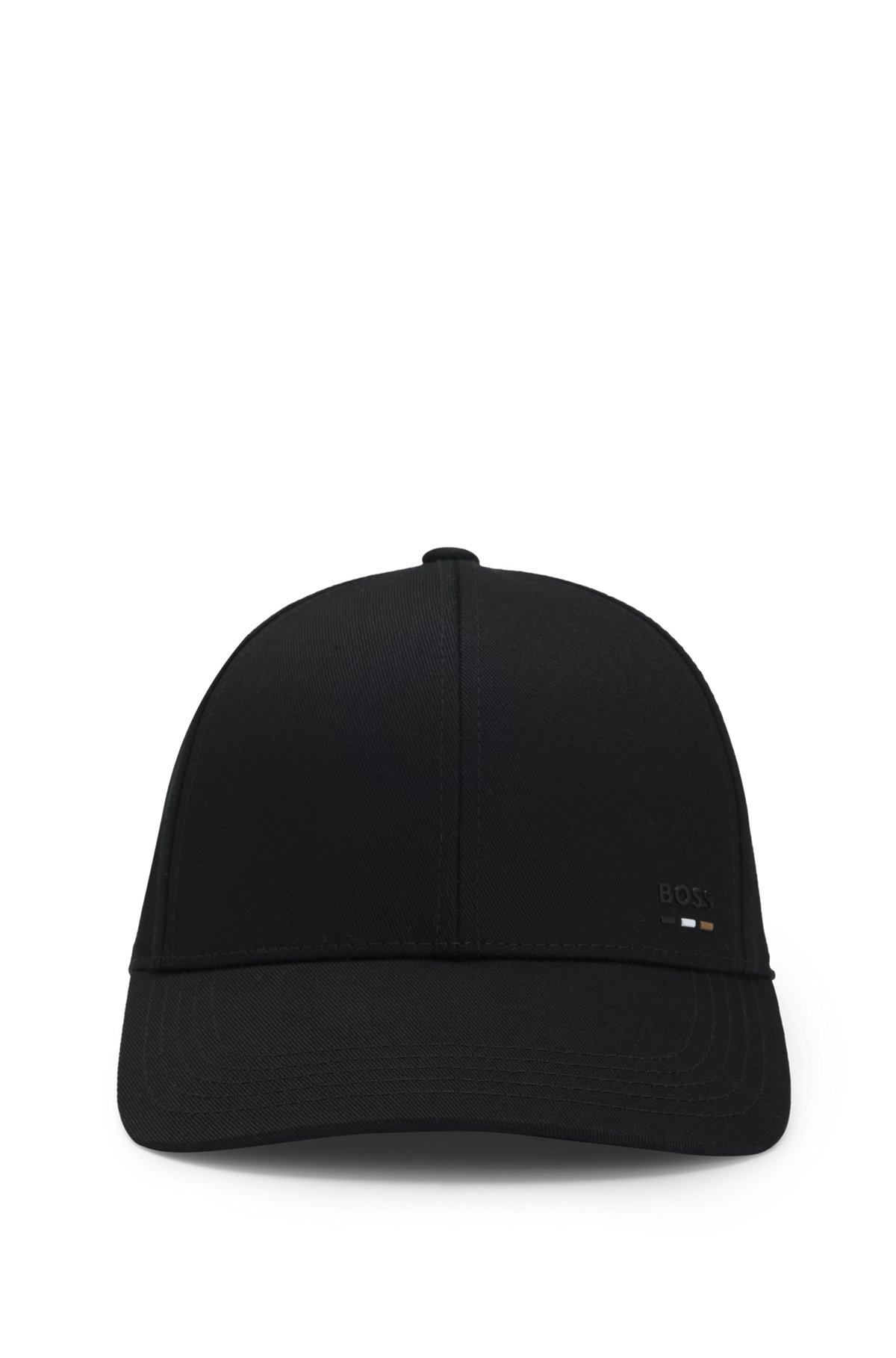 COTTON-TWILL CAP WITH LOGO TRIM - 2