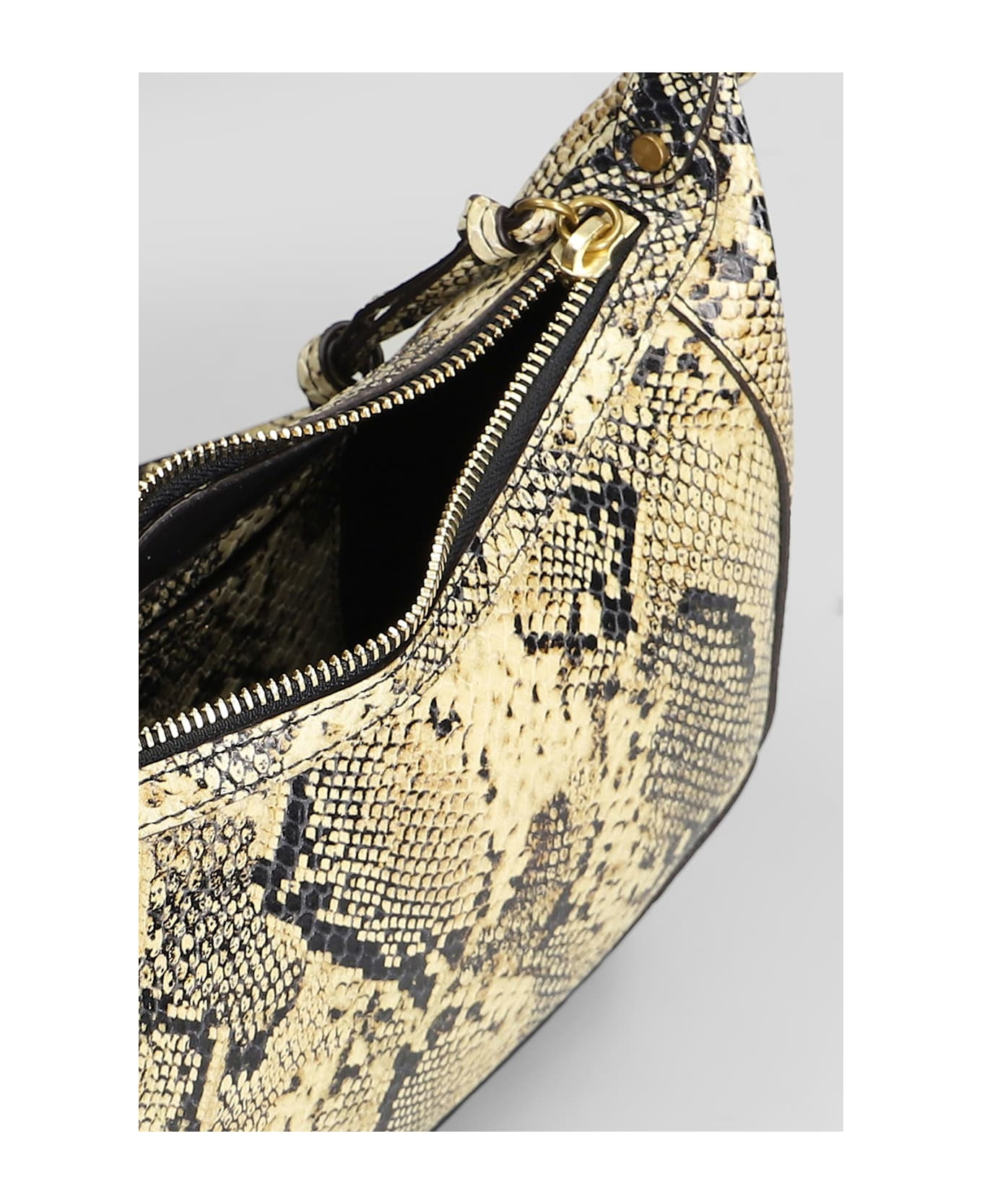 Oskan Moon Shoulder Bag In Beige Leather - 4