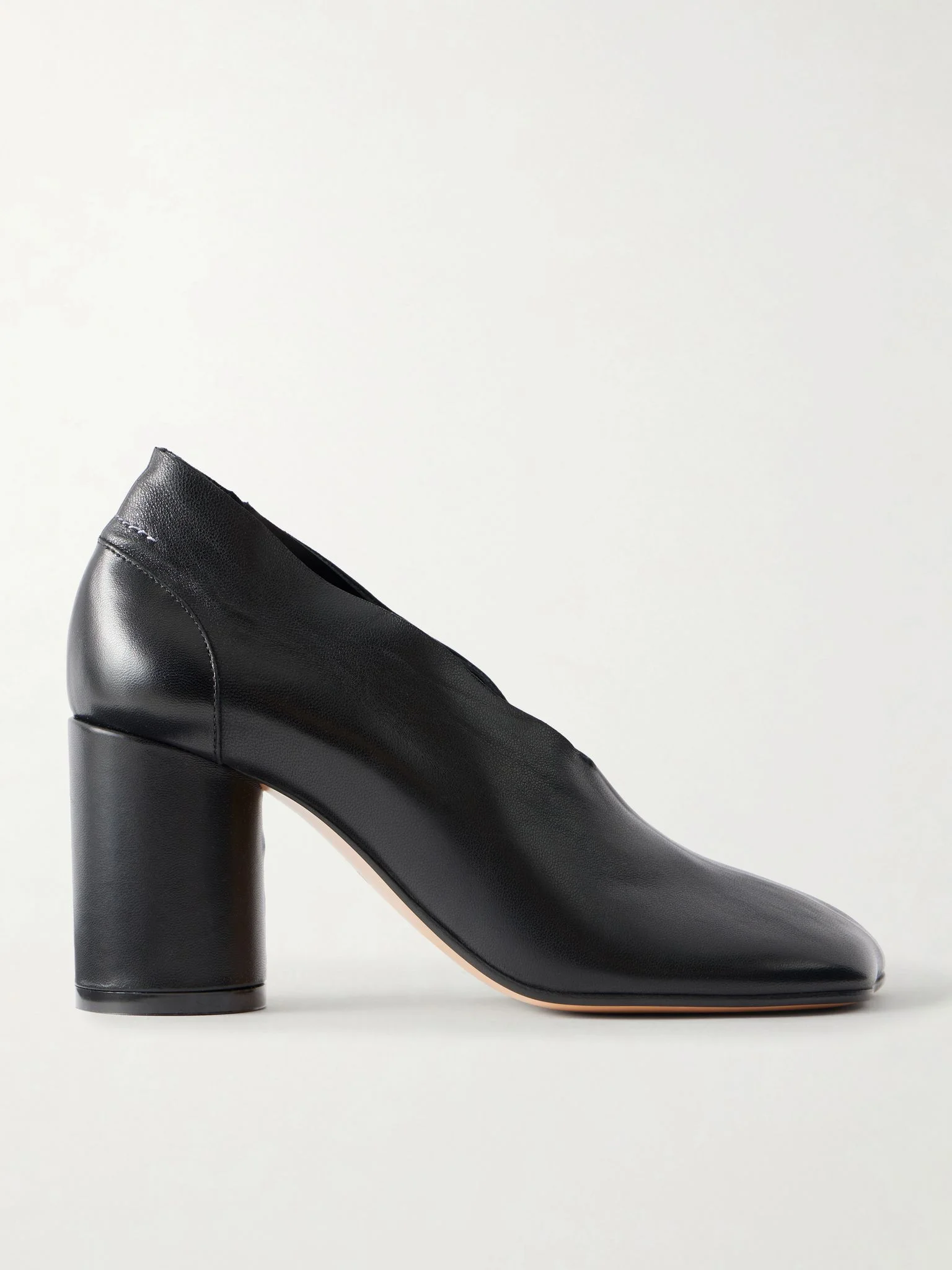 Court 85 leather pumps Black - 1