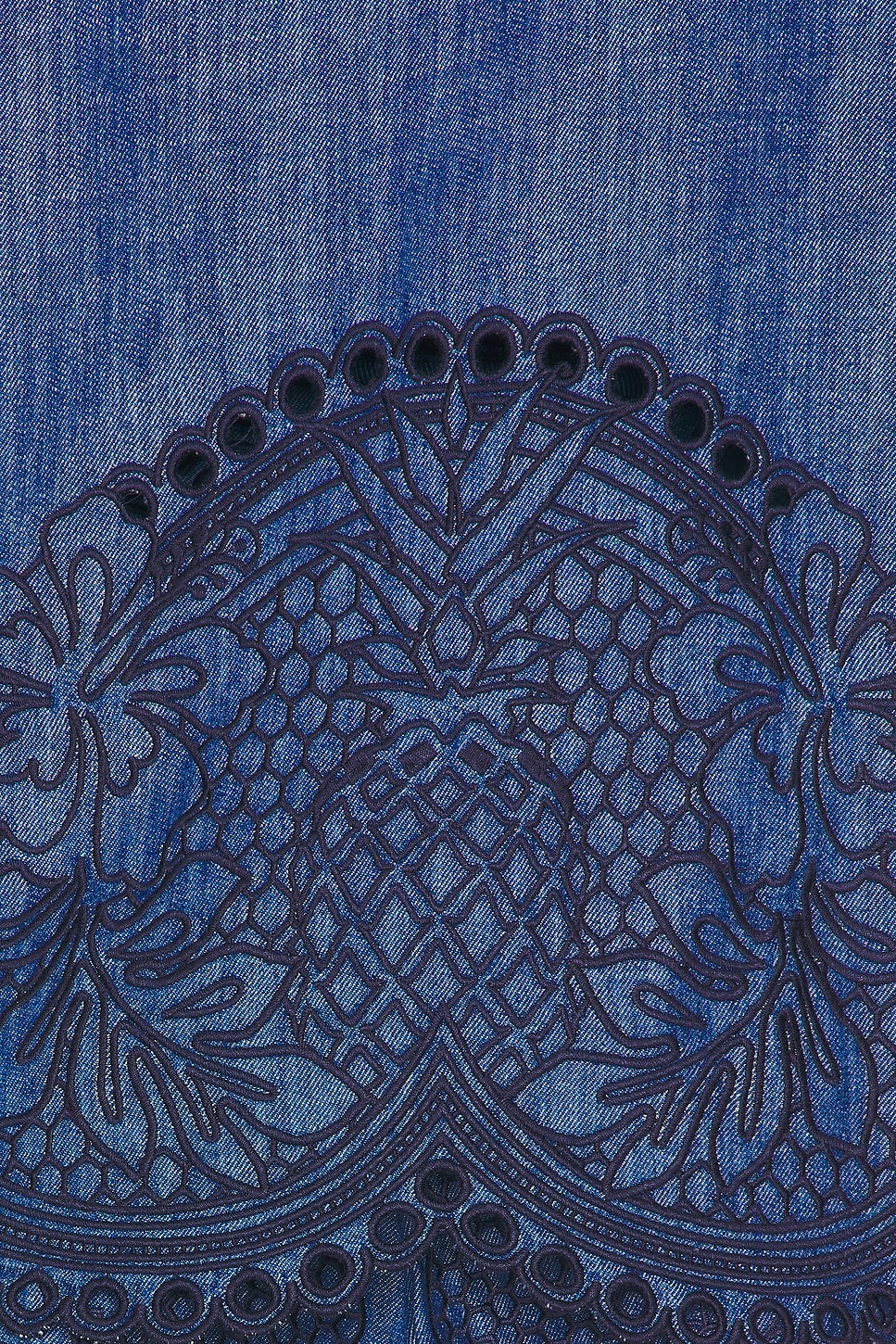 Coco Embroidered Denim Shirt - 5