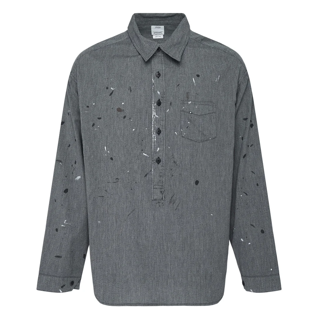 Chambray Long Sleeve Shirt - 1