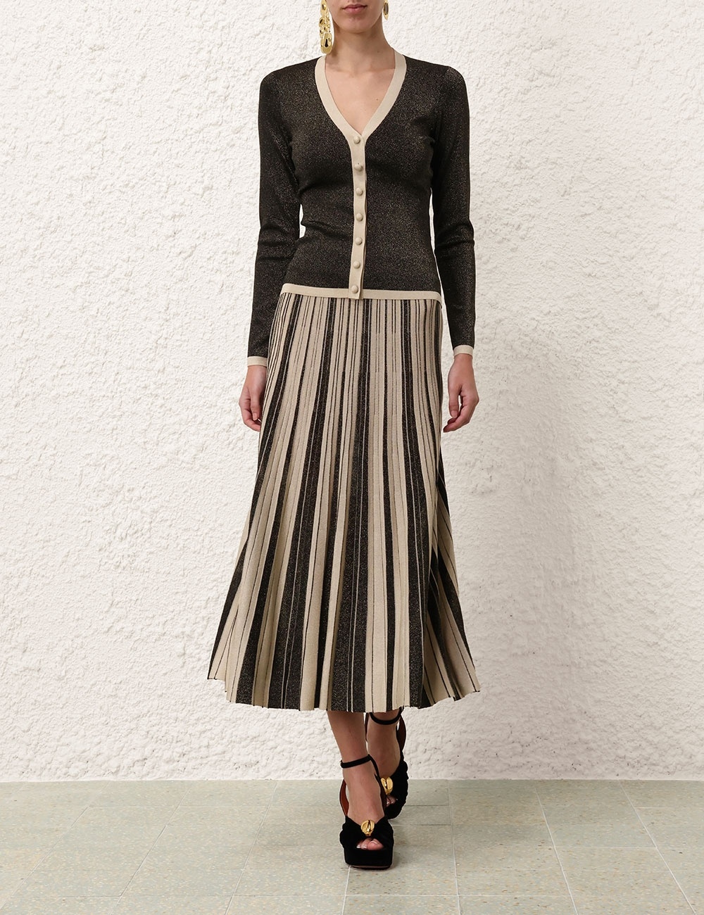 ILLUSTRATION METALLIC SKIRT - 2