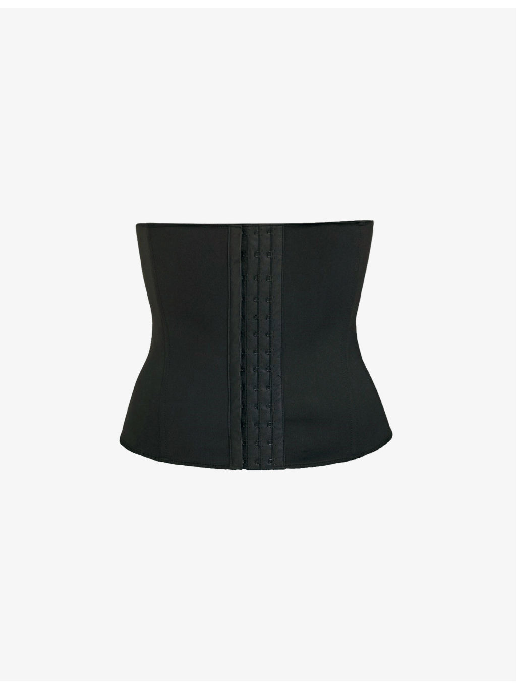 Boned stretch-woven waist trainer - 1