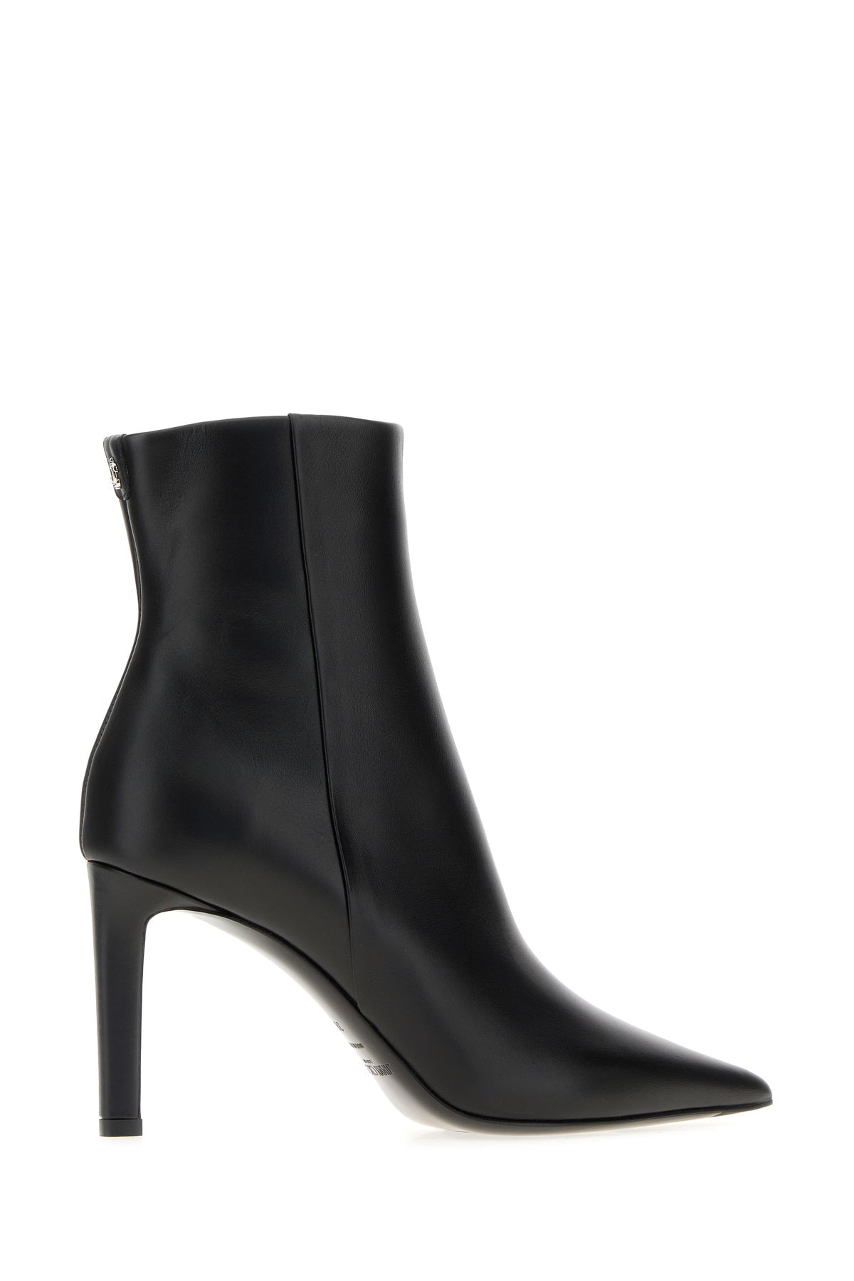 Black leather Frankie 85 ankle boots - 3