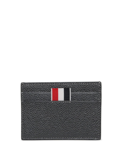 Thom Browne Paper Label Card Holder Dark Grey outlook