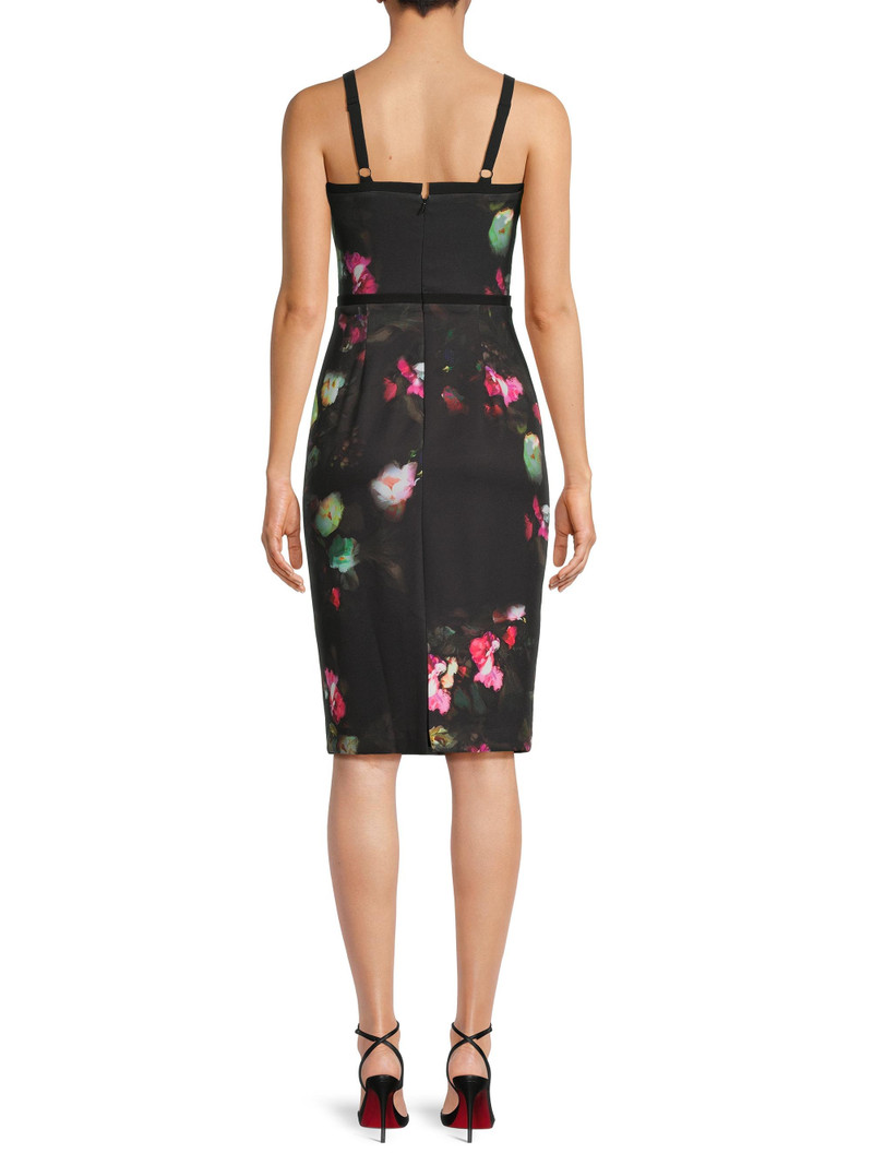 Women's Daria Floral Sweetheart Midi-Dress - Dusky Corsage 5