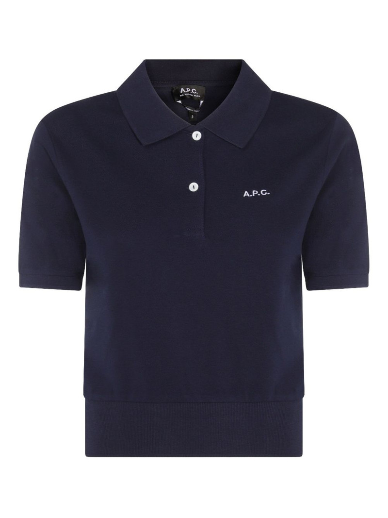 embroidered-logo polo shirt 1