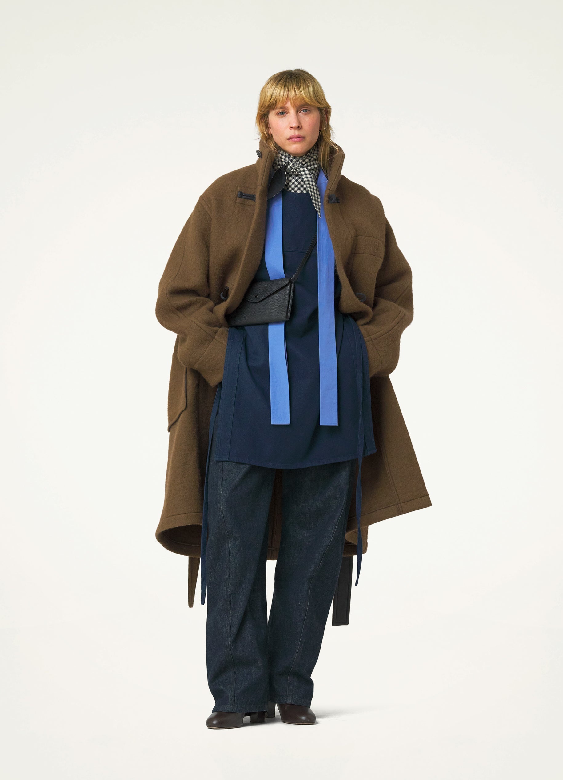 BATHROBE DUFFLE COAT - 7