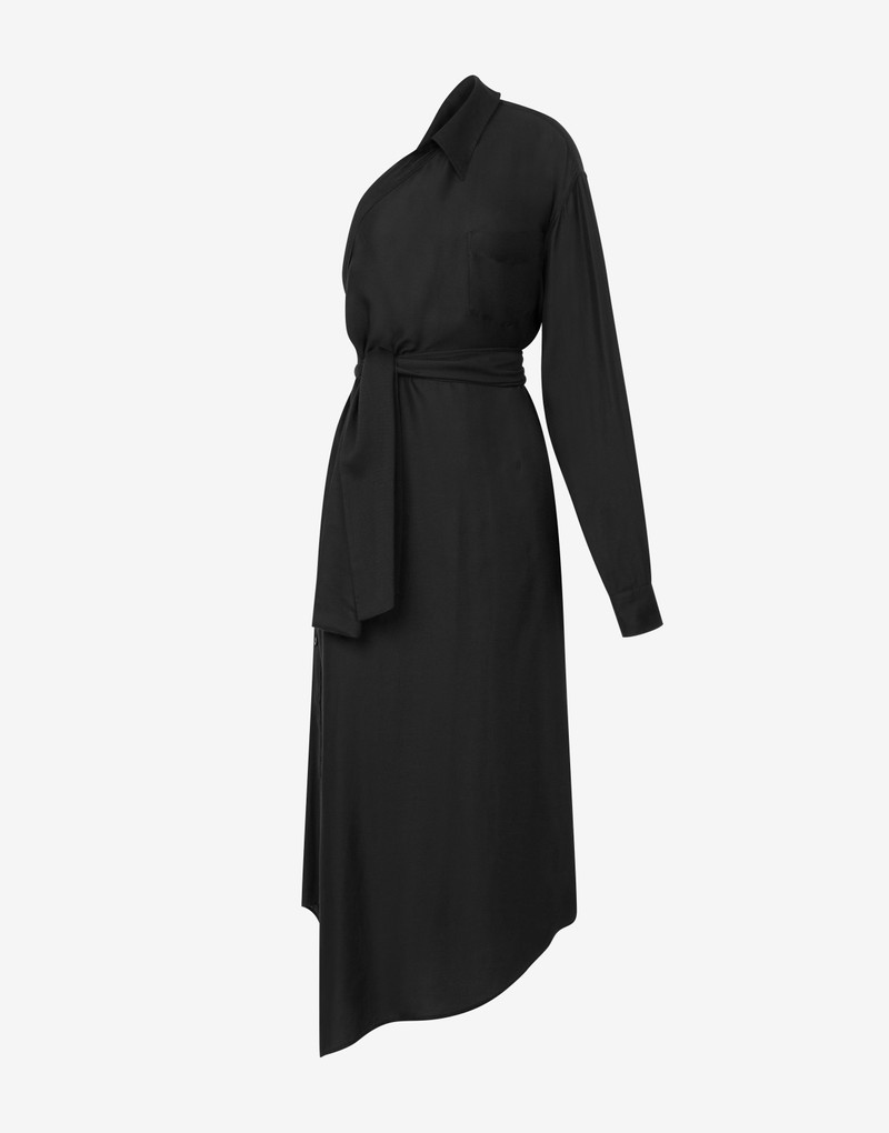 ONE-SHOULDER DRESS TAILORED TWIST 1