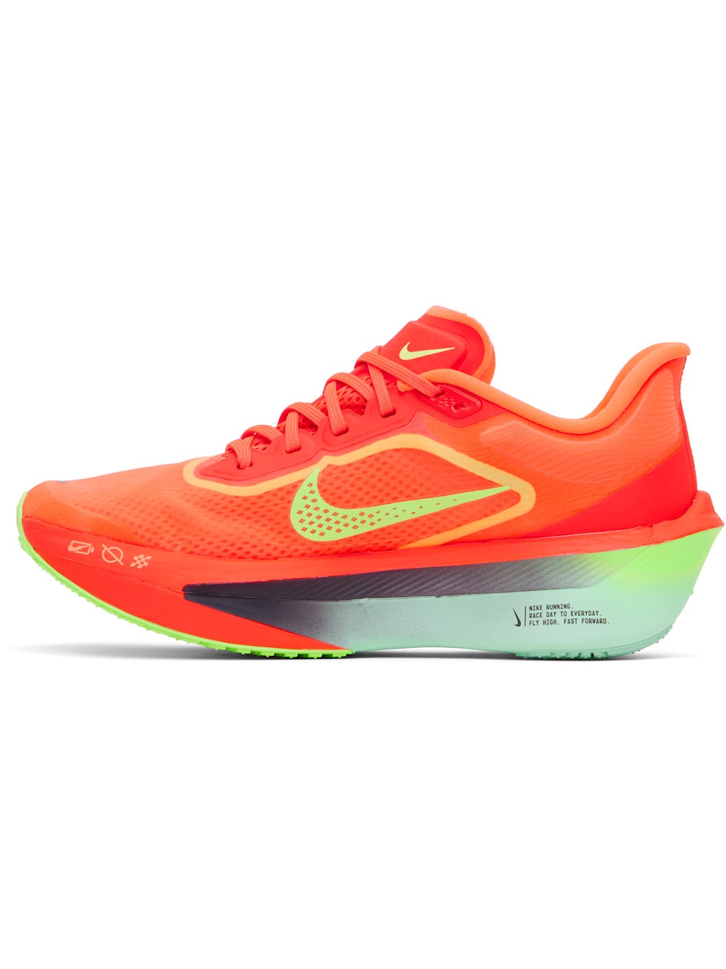 Orange Zoom Fly 6 Sneakers - 3