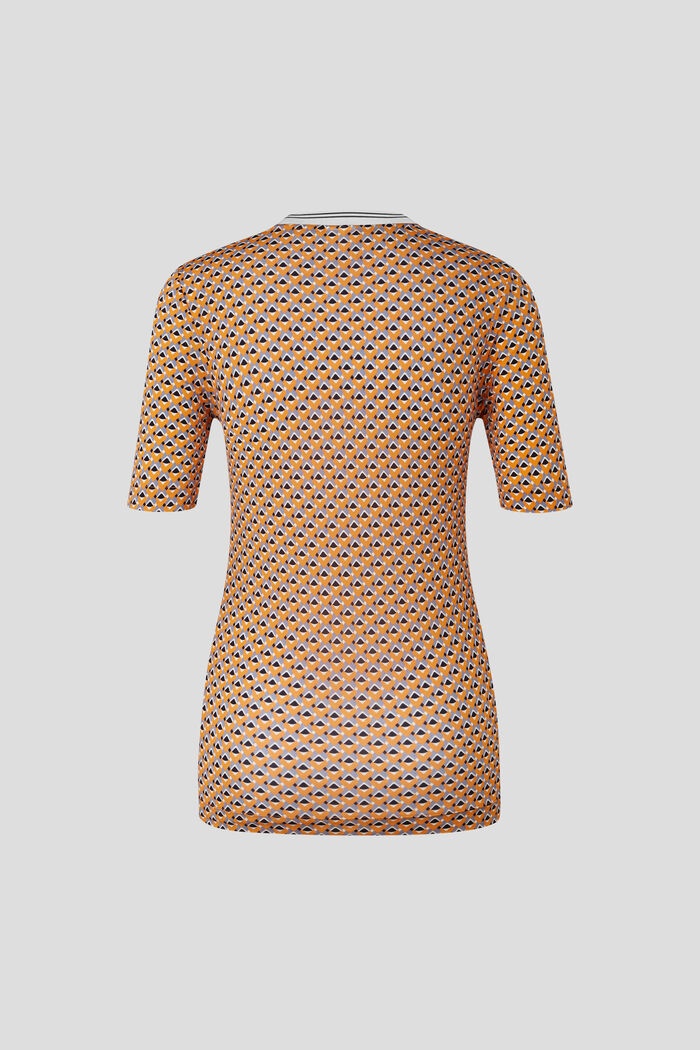 Alene Shirt in Orange/Lilac - 2