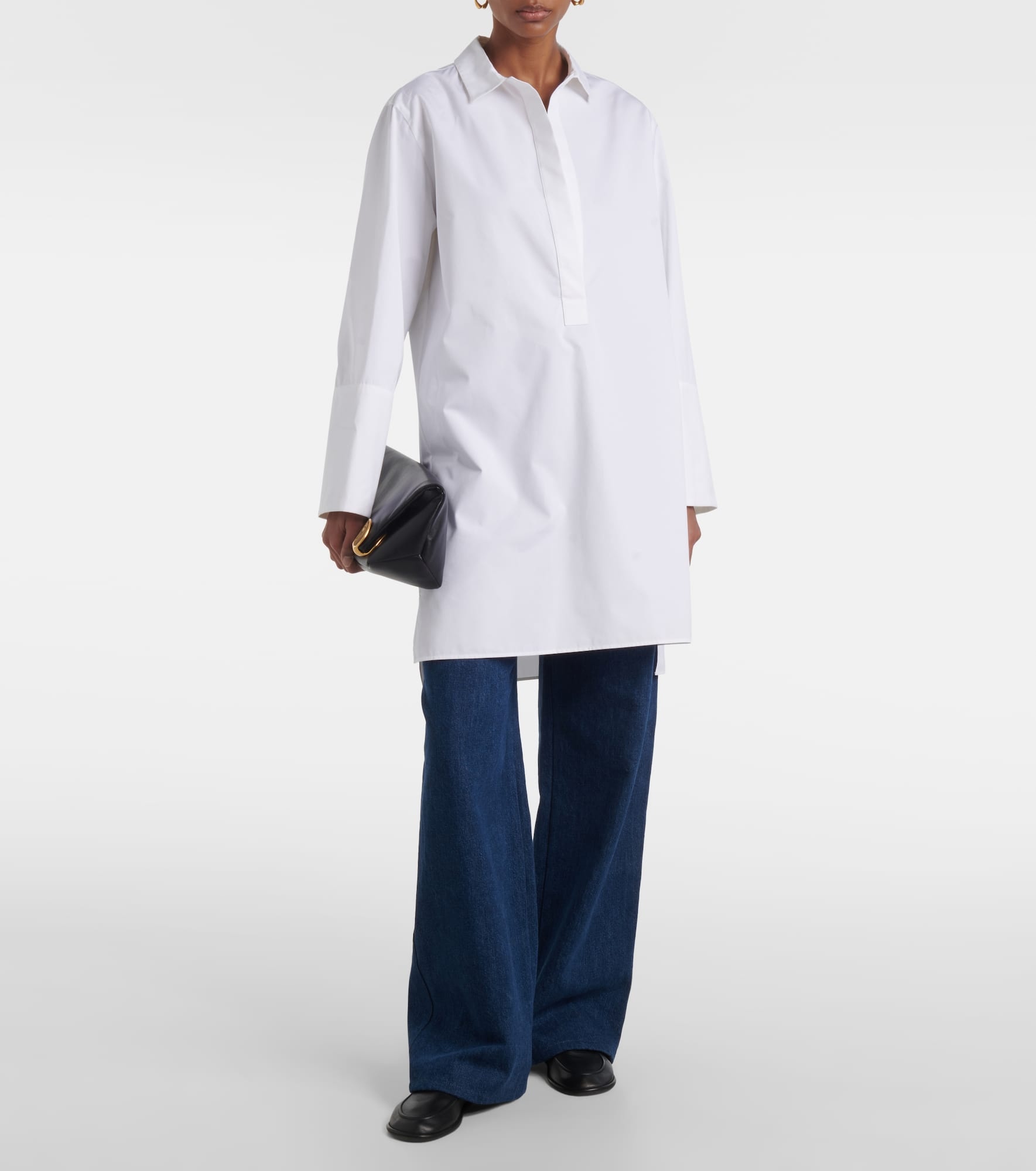 River cotton poplin tunic - 2