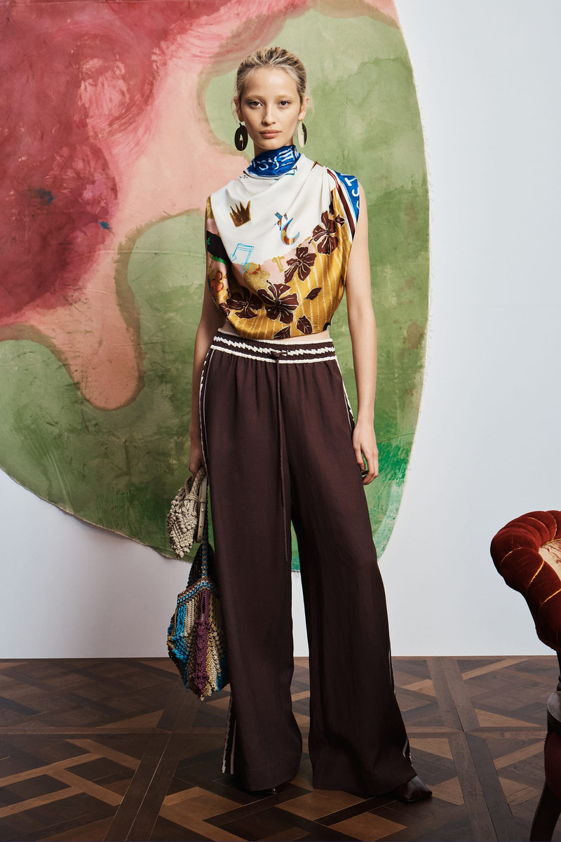 ALÉMAIS Tangible Love Silk Scarf outlook