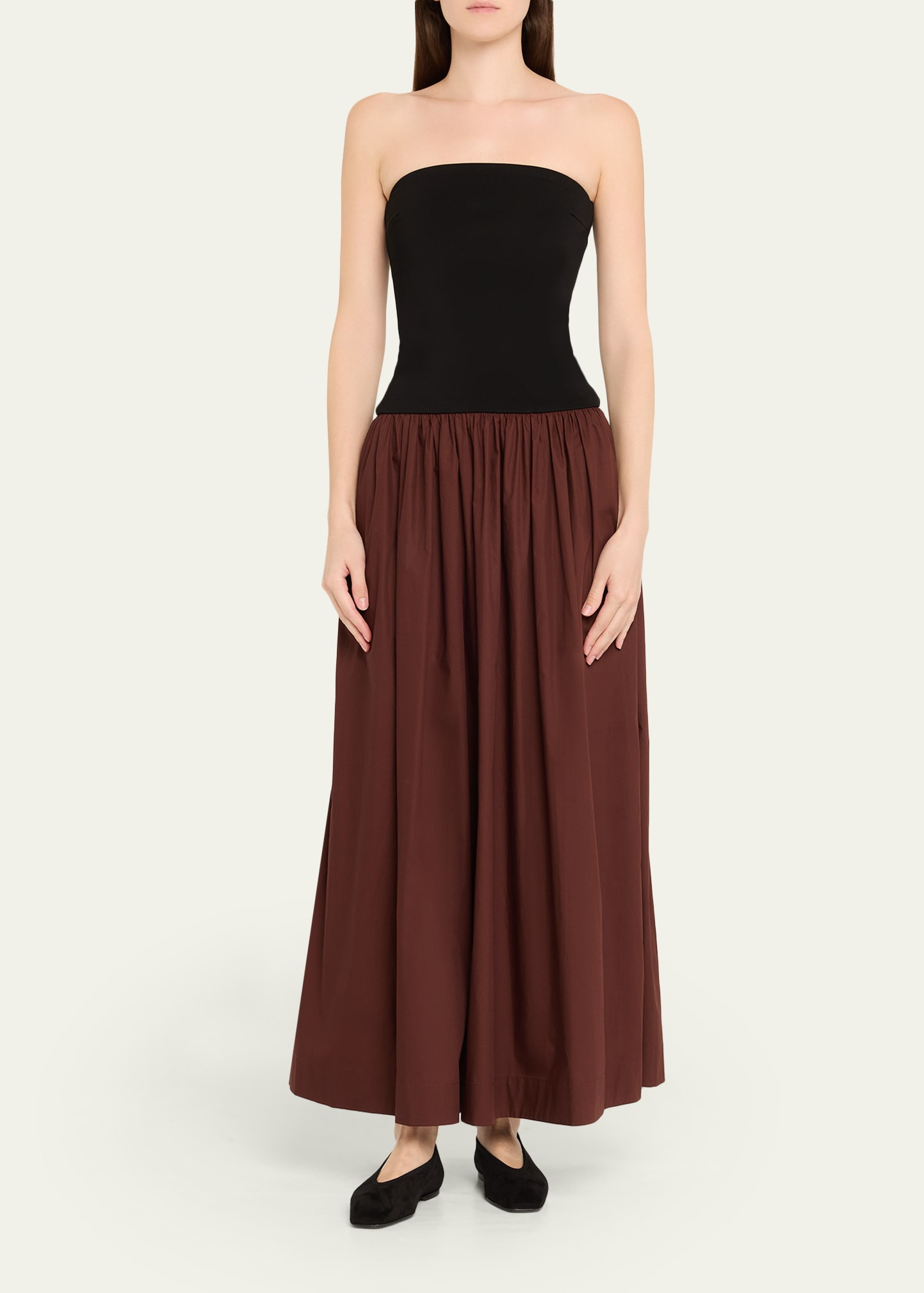 Strapless Knit Cotton Dress - 2