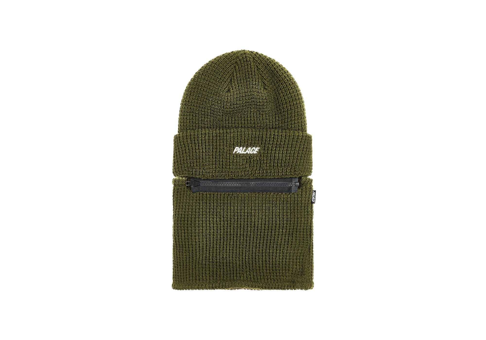 ZIP OFF FACEWARMER P BEANIE THE DEEP GREEN - 3
