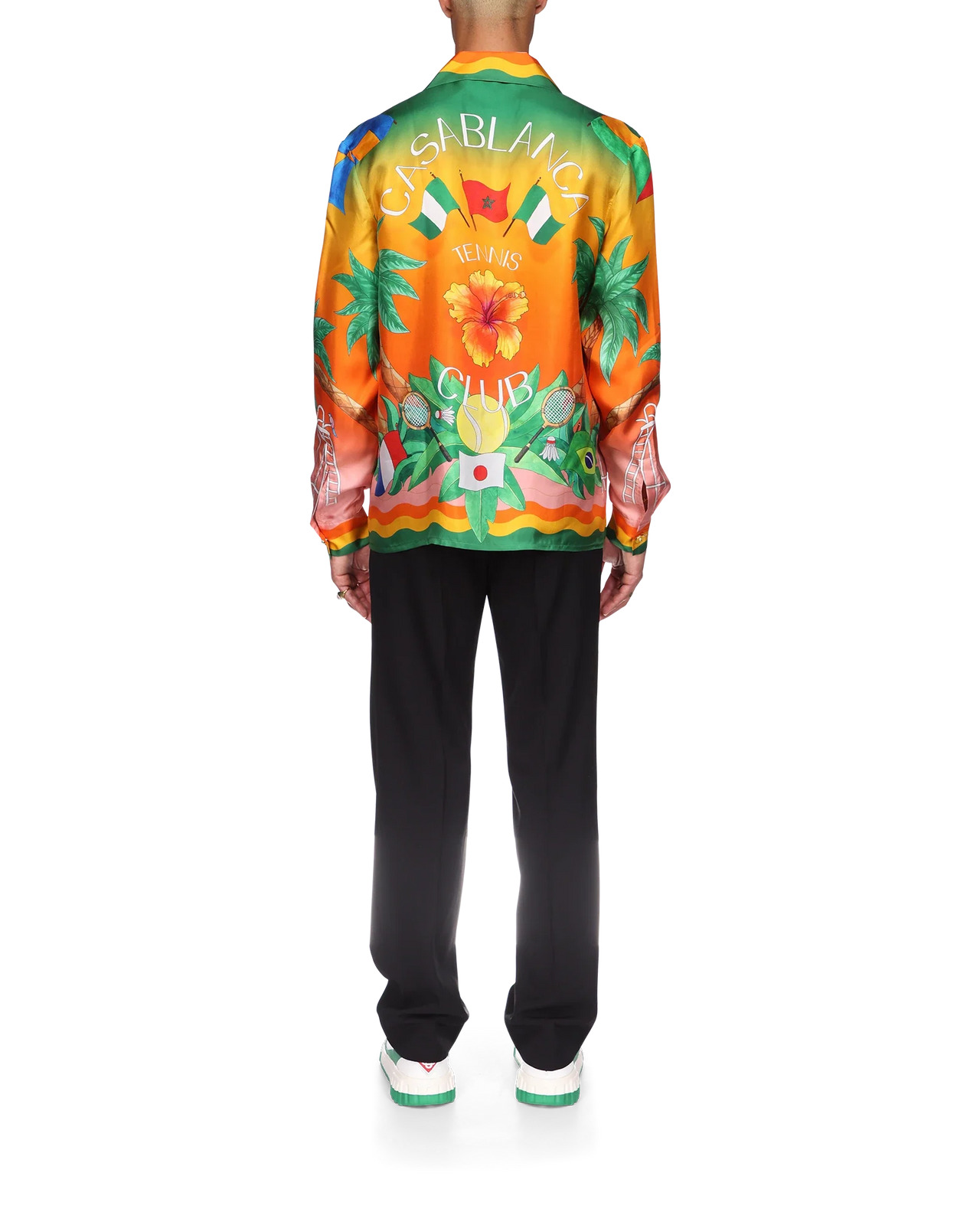 Tennis Club En Fleur Silk Shirt - 2