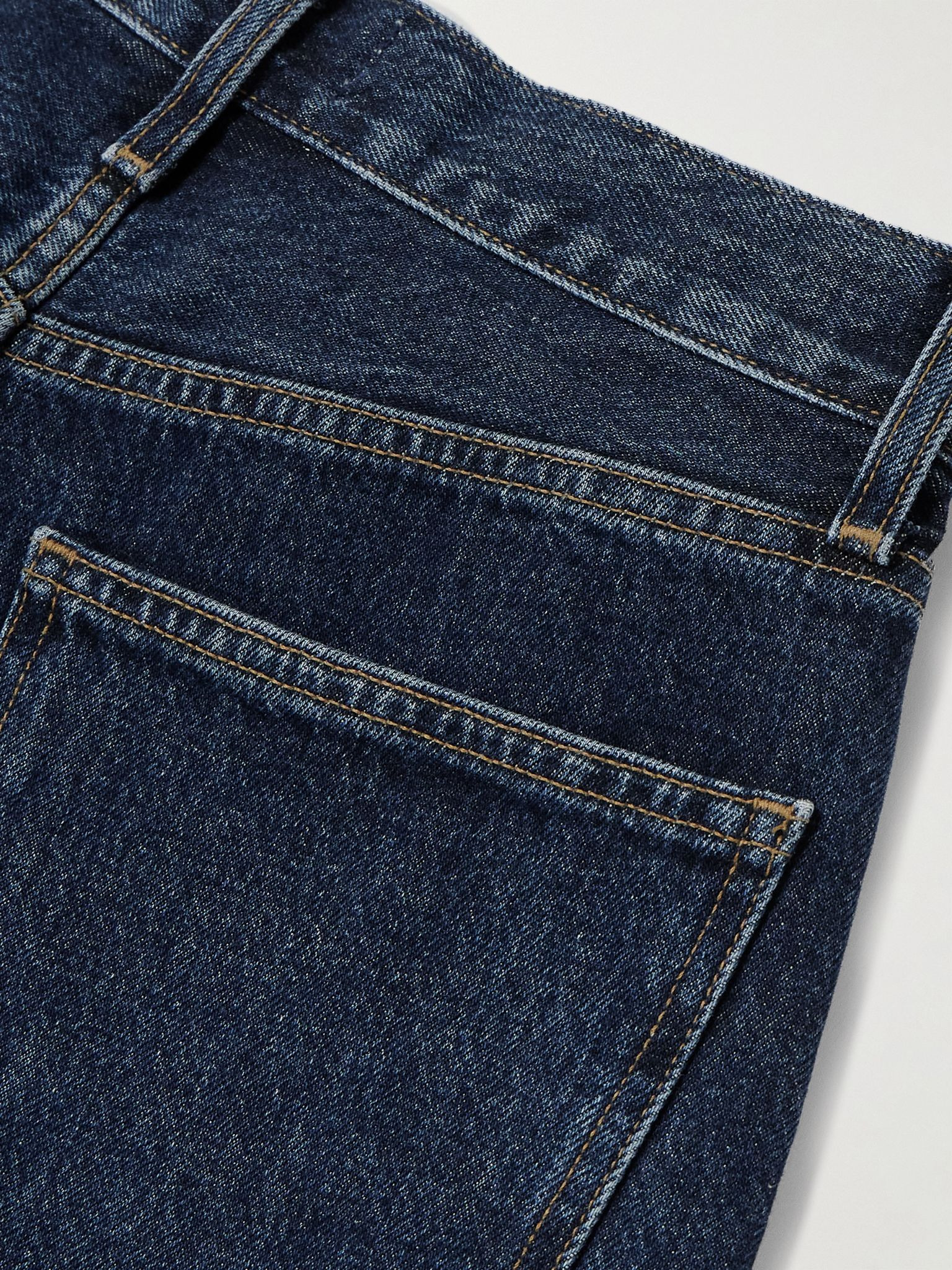 '90s Pinch Waist high-rise straight-leg jeans Dark denim - 6