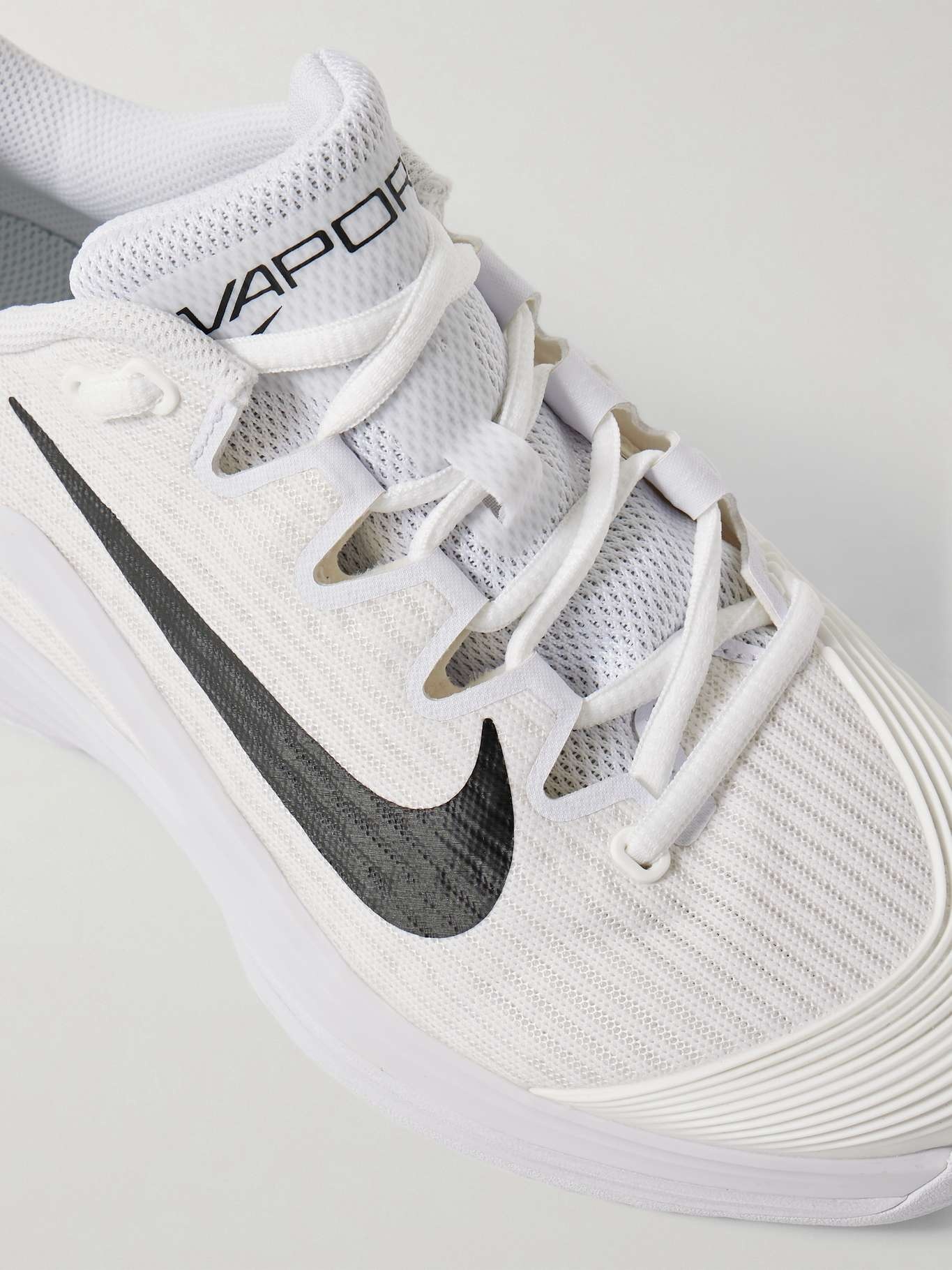 Vapor 12 rubber-trimmed mesh sneakers White - 4